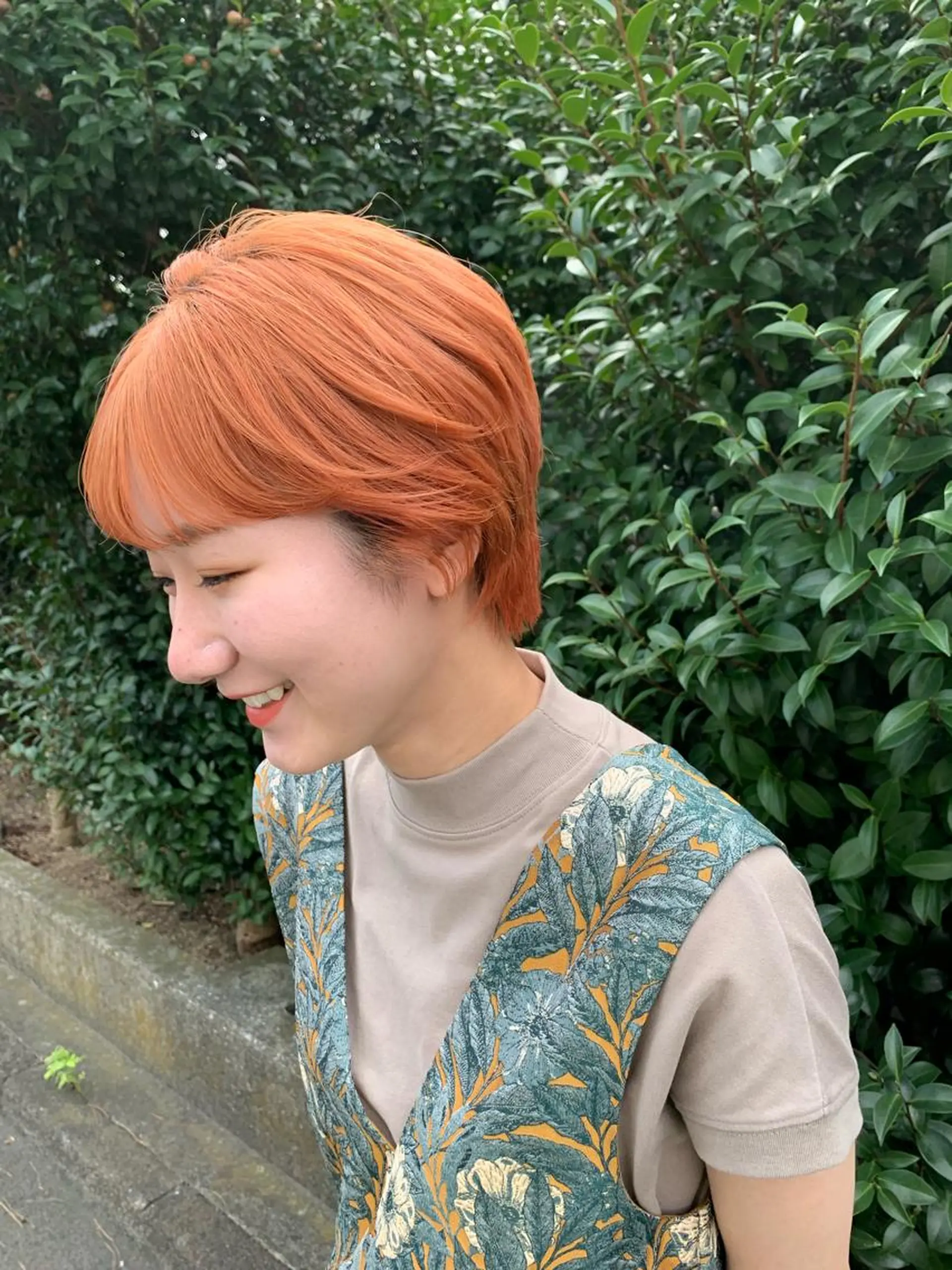 ショート カラー SABO 🪴岡田知佳のヘアスタイル