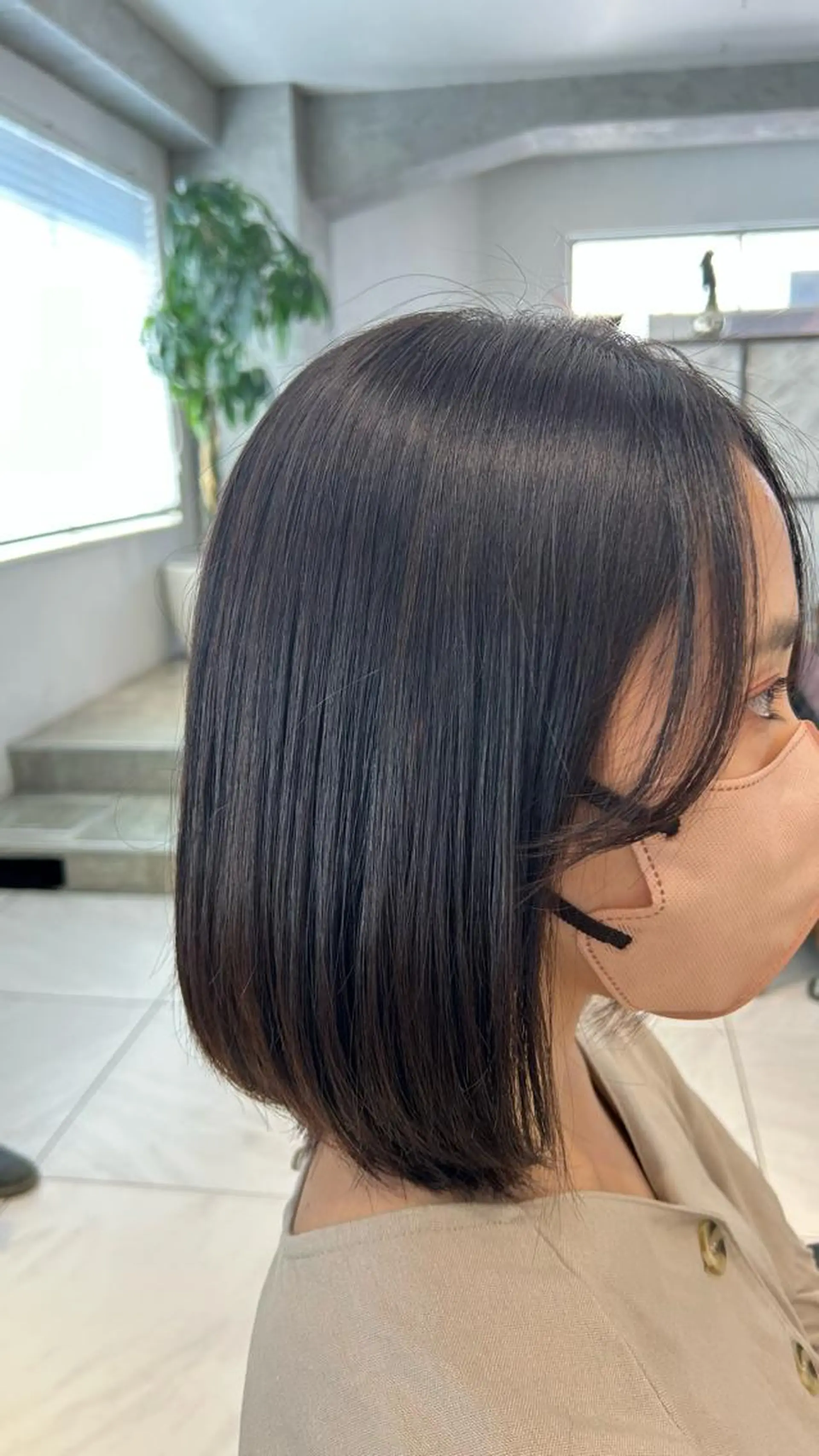 ミディアム 縮毛矯正 艶カラー/レイヤー 🦋AKARI🦋のヘアスタイル