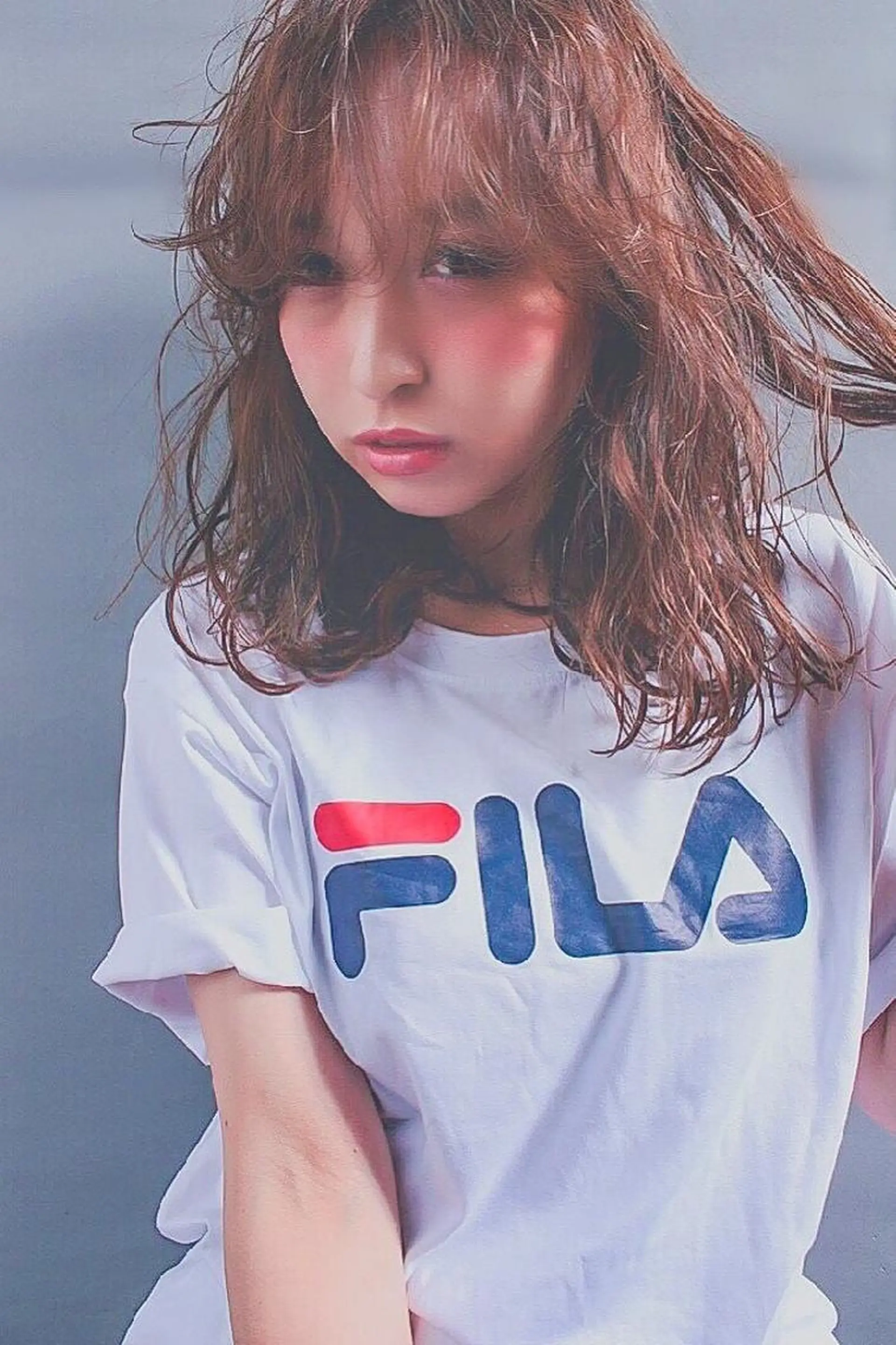 ミディアム カラー パーマ カット パーマ トリートメント sato shoheiのヘアスタイル
