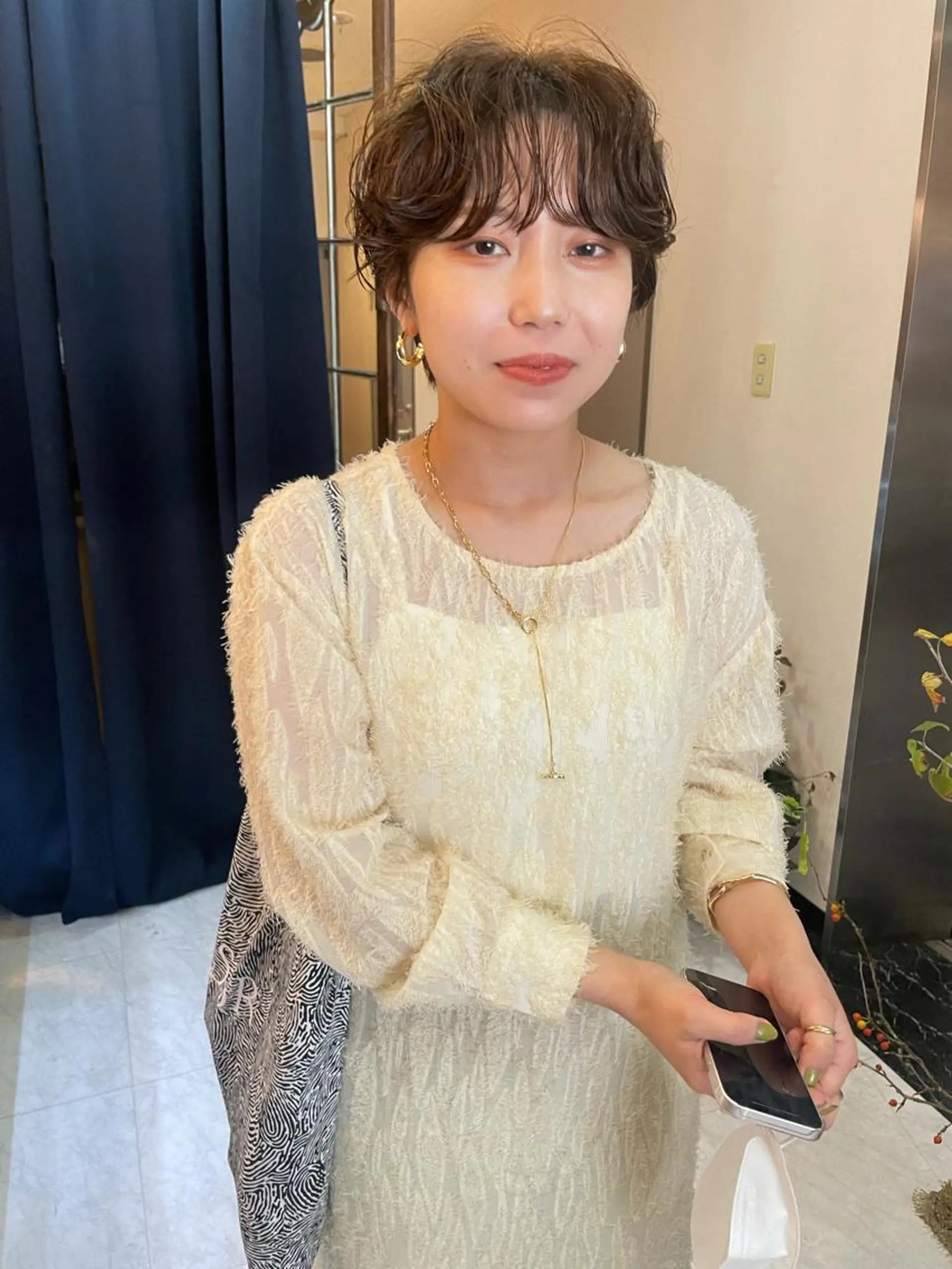 ショート パーマ カット パーマ suvvy hairsalonのヘアスタイル