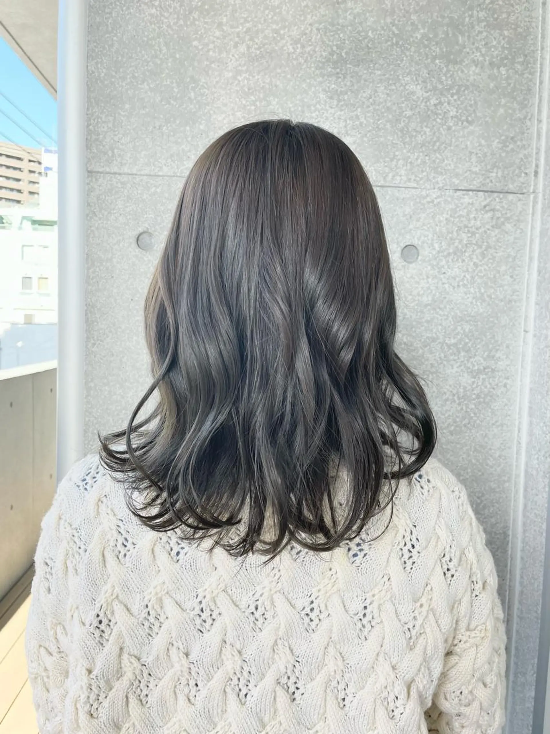 ミディアム Ameri所属・Riko🫧 艶カラーのヘアスタイル