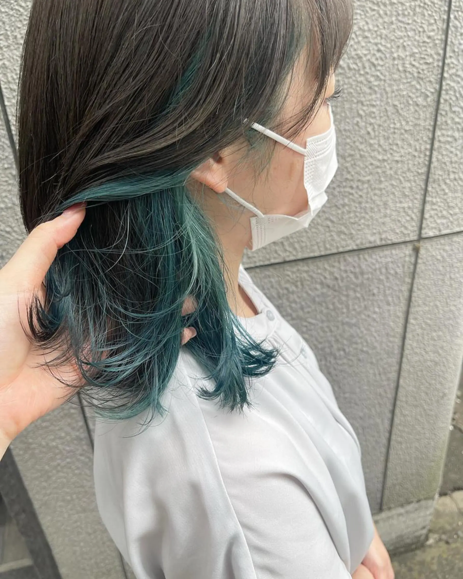 ミディアム カラー ヘアアレンジ グレージュ イルミナカラー インナーカラー 髪質改善 レイヤーカット ❥【韓国風ヘア】 stylist 林❥のエステ・リラクイメージ