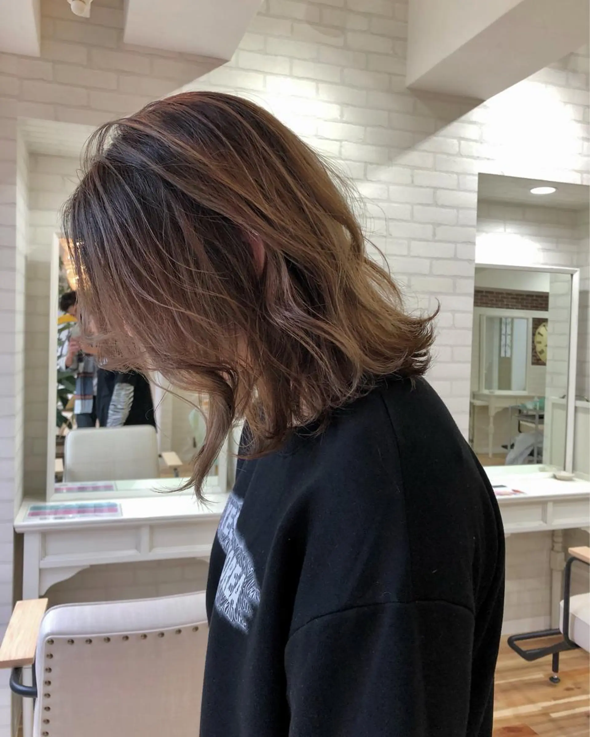 ミディアム カラー ヘアカラー トリートメント Tao所属・藤川 大智のヘアスタイル