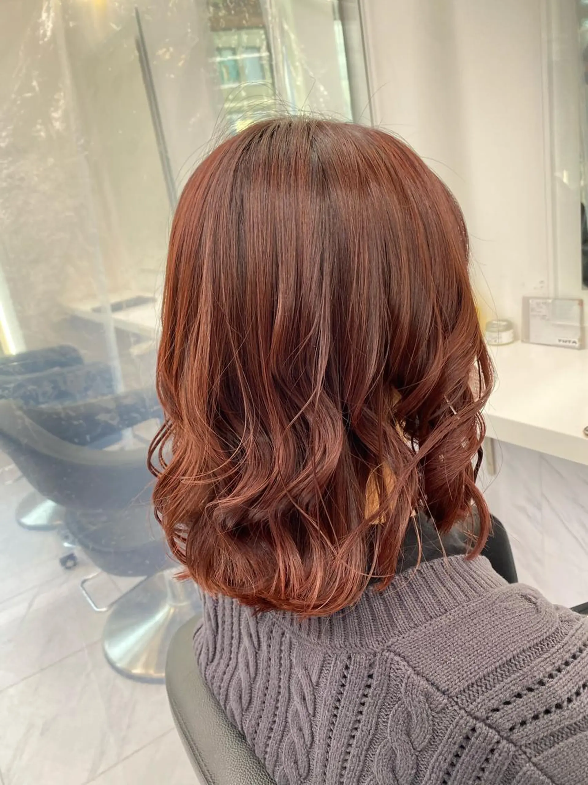 セミロング カラー ヘアアレンジ 【公式】 will横浜店のヘアスタイル