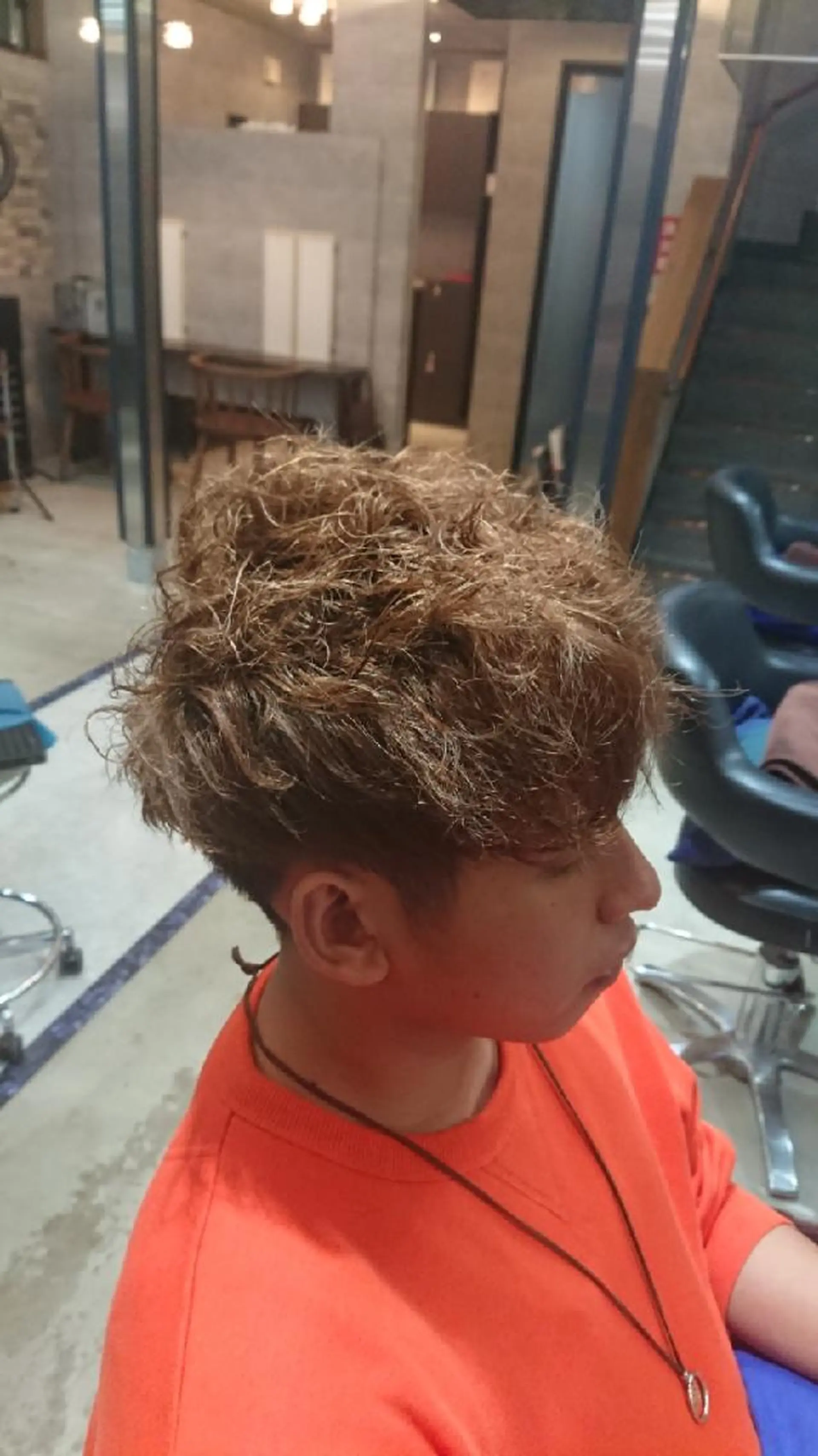 メンズ パーマ 浅野  勇貴のヘアスタイル