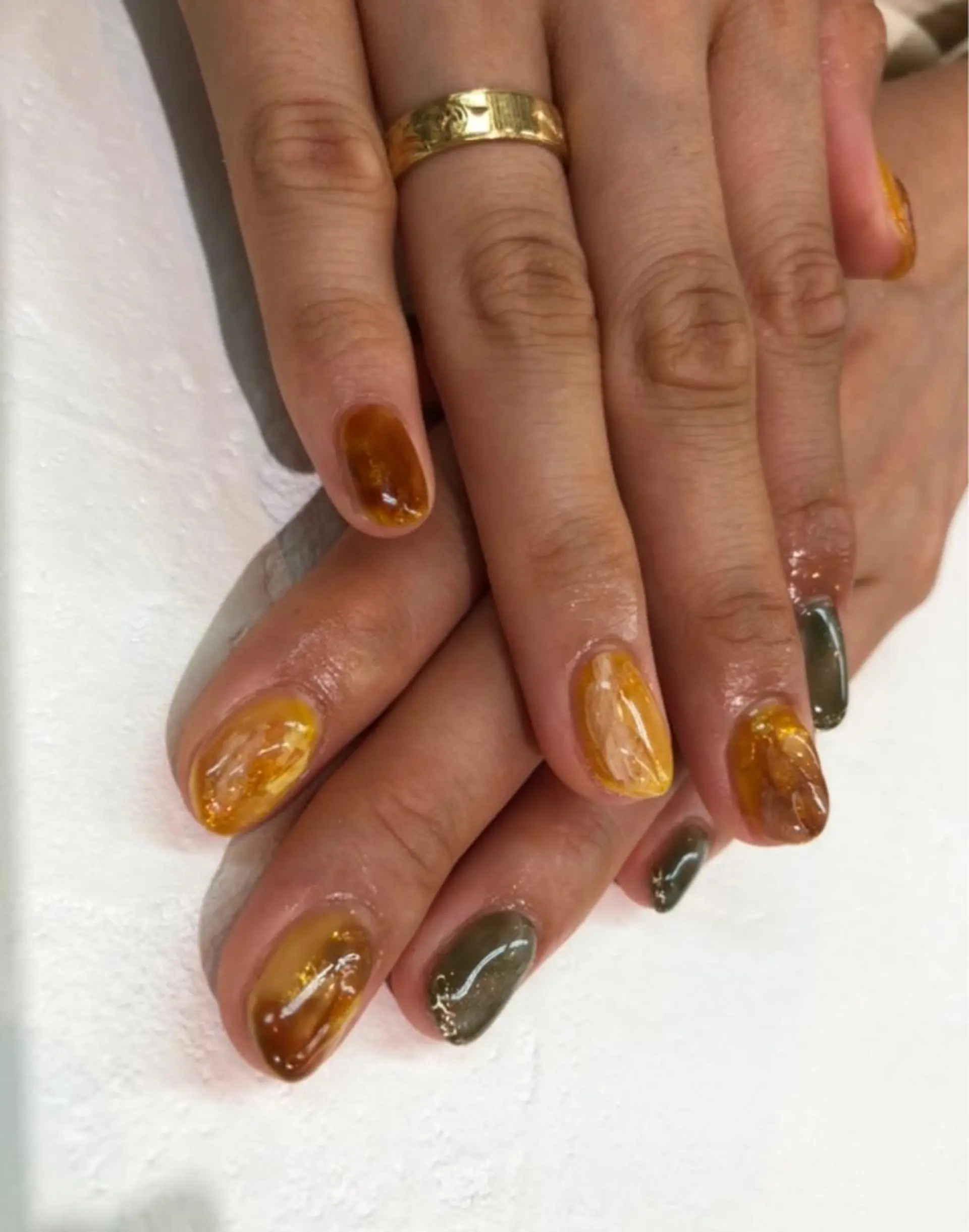 ネイル クリアネイル ニュアンスネイル ハンドネイル nail salon CIELのネイルデザイン