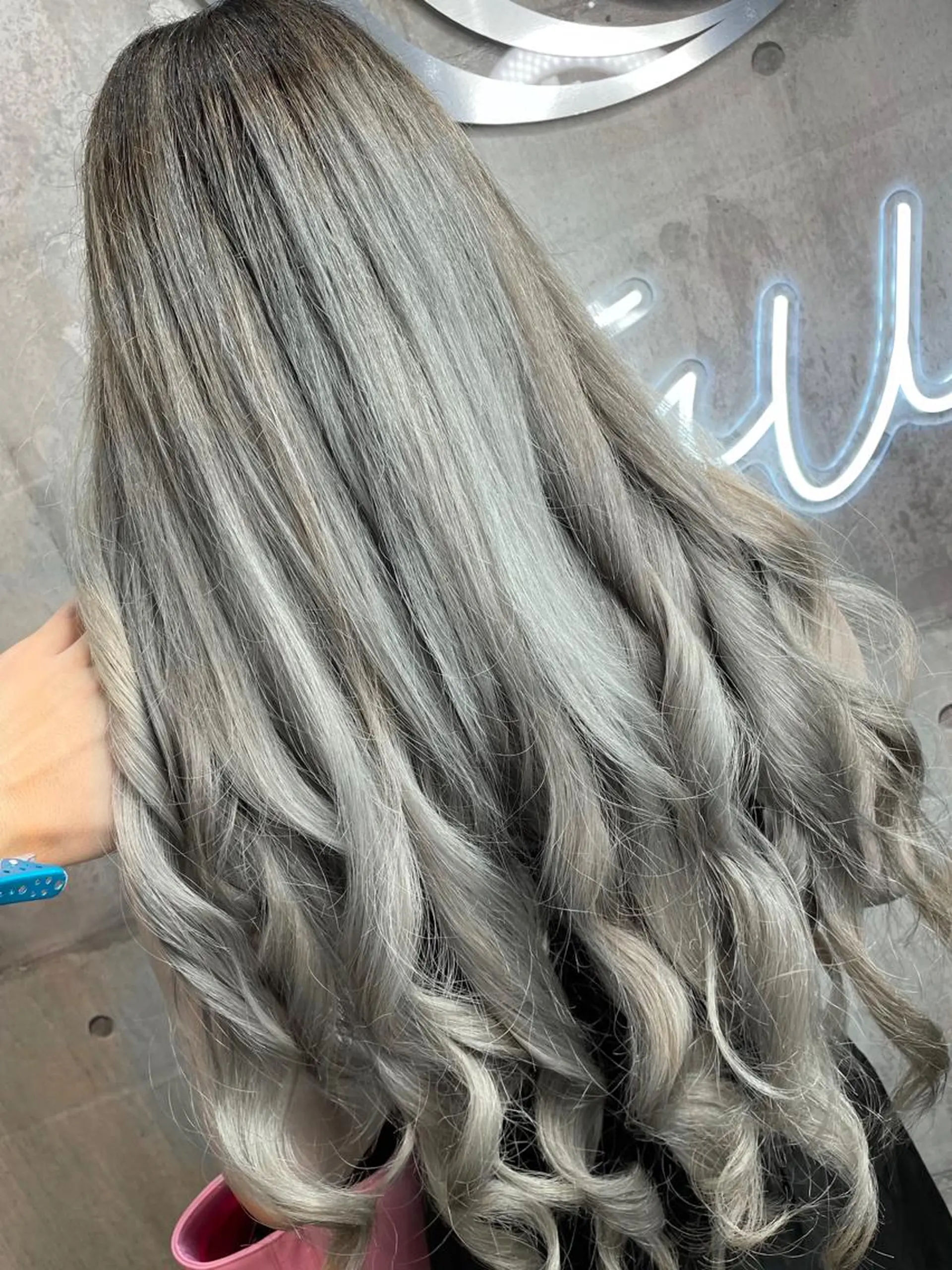 ロング カラー パーマ ヘアアレンジ メンズ キッズ ネイル マツエク・マツパ シールエクステ メンズバレイヤージュ メンズハイライト メンズインナーカラー メンズ韓国風 新越駅から1分 肥高　壮汰のヘアスタイル