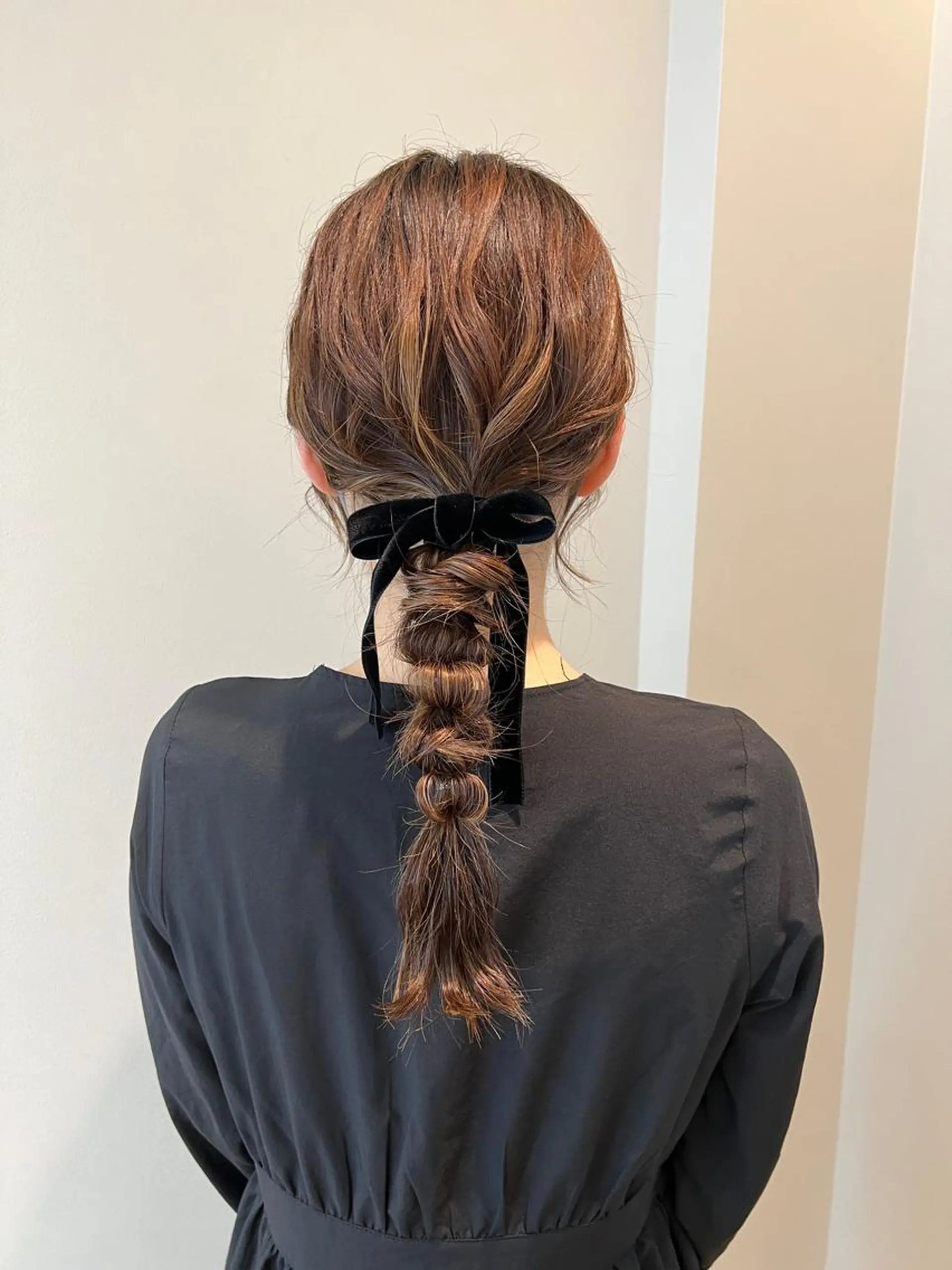 ロング ヘアアレンジ ヘアセット ノイシキ サキのヘアスタイル