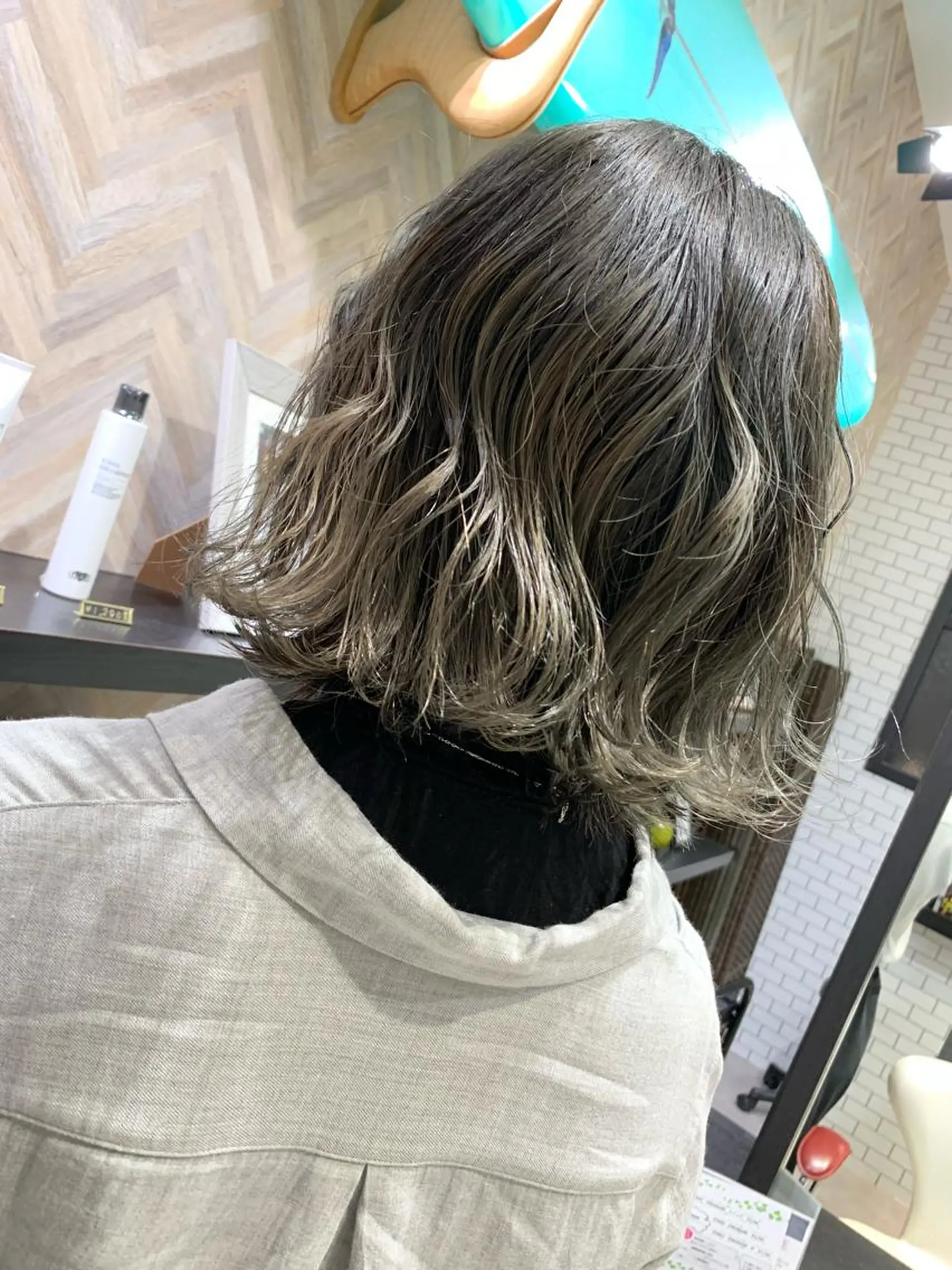 ミディアム カラー ベージュカラー ホワイトベージュ 🇺🇸海外ヘア 🇰🇷MASANOのヘアスタイル