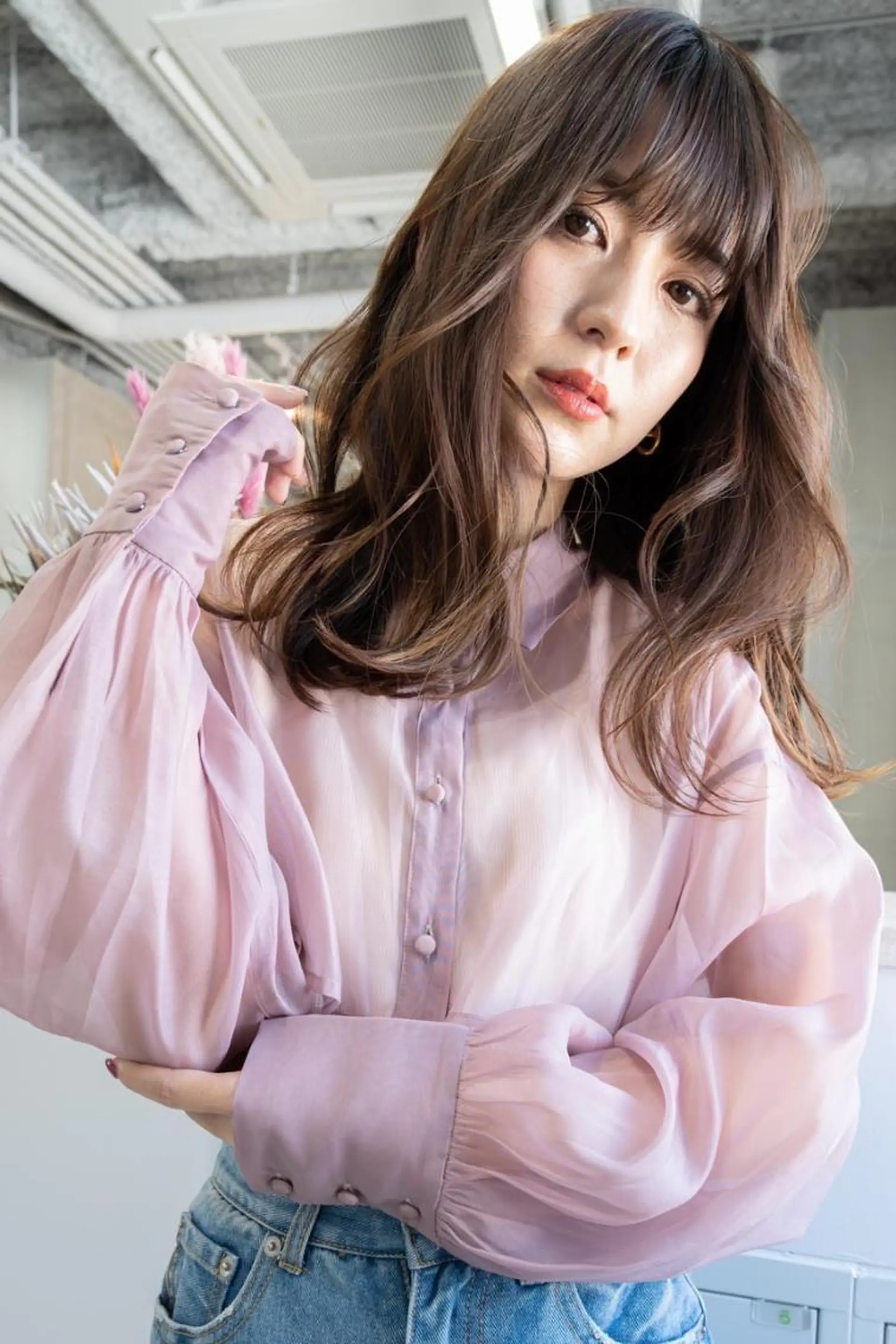 ロング カラー カット ヘアカラー ANGELICA 天理店のヘアスタイル