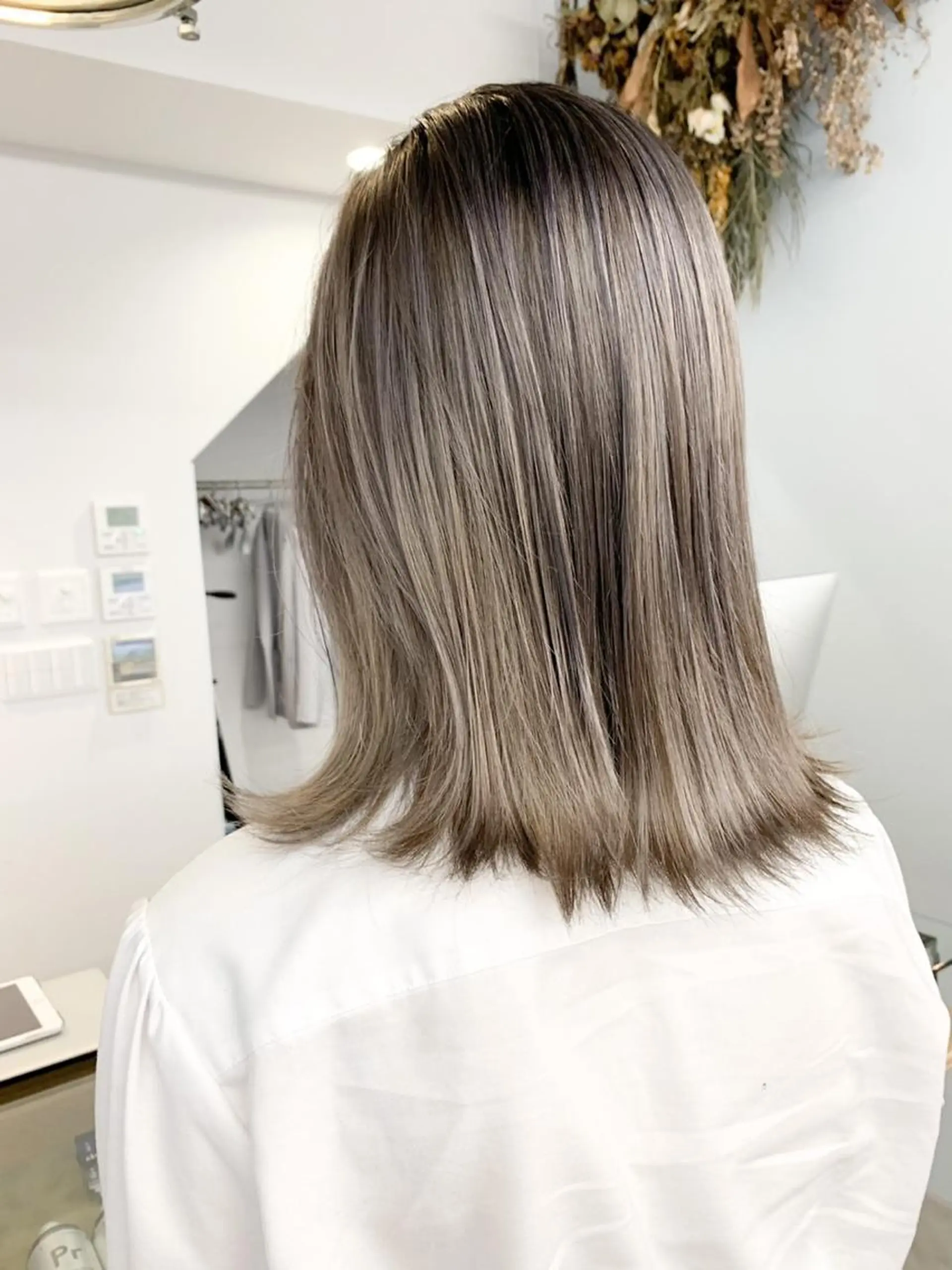 ミディアム tomoe 艶カラー💗🪽のヘアスタイル