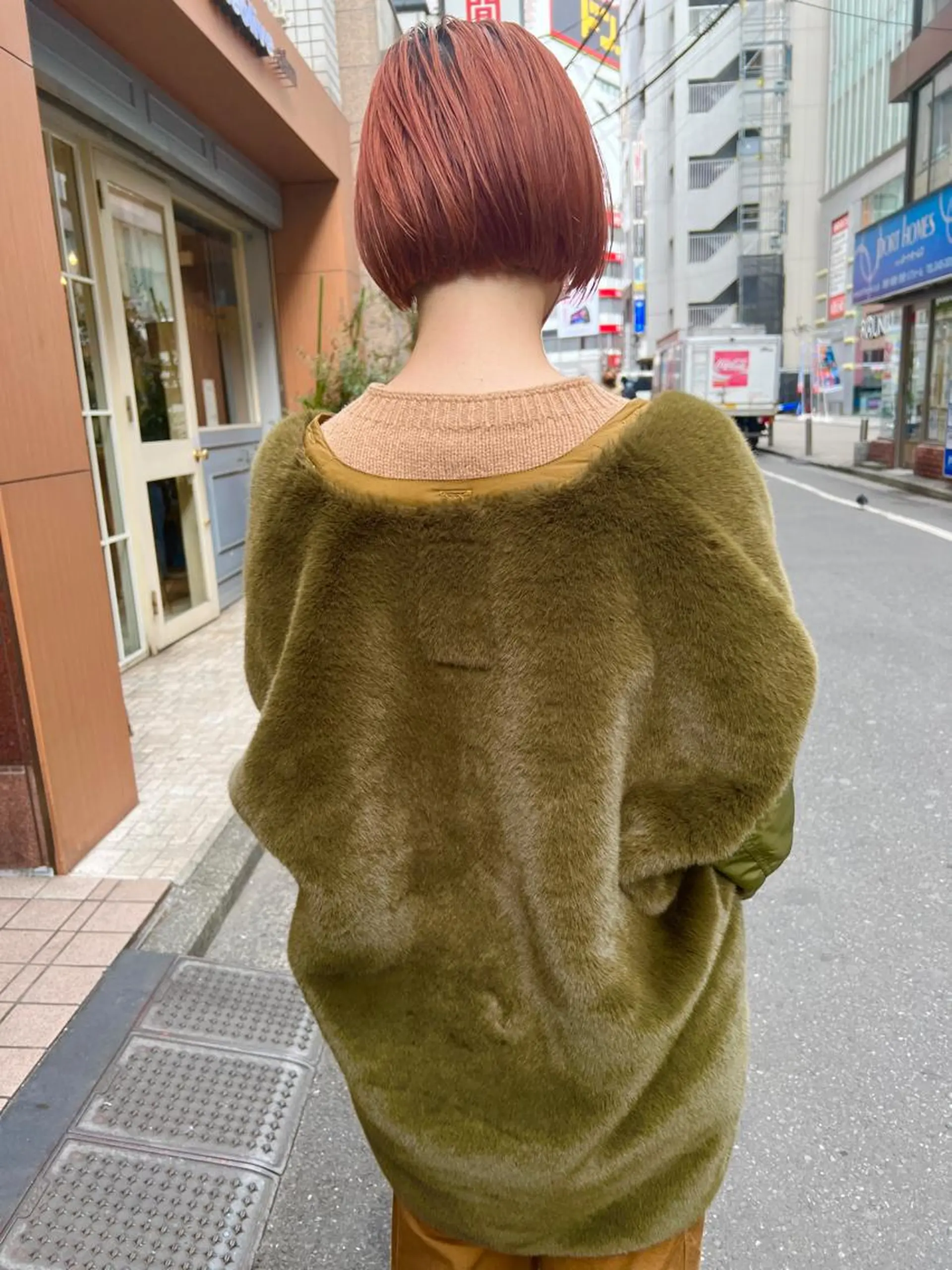 ショート カラー ヘアアレンジ ブリーチ ボブ 🌿ニュアンスパーマ /ショート淳平のヘアスタイル