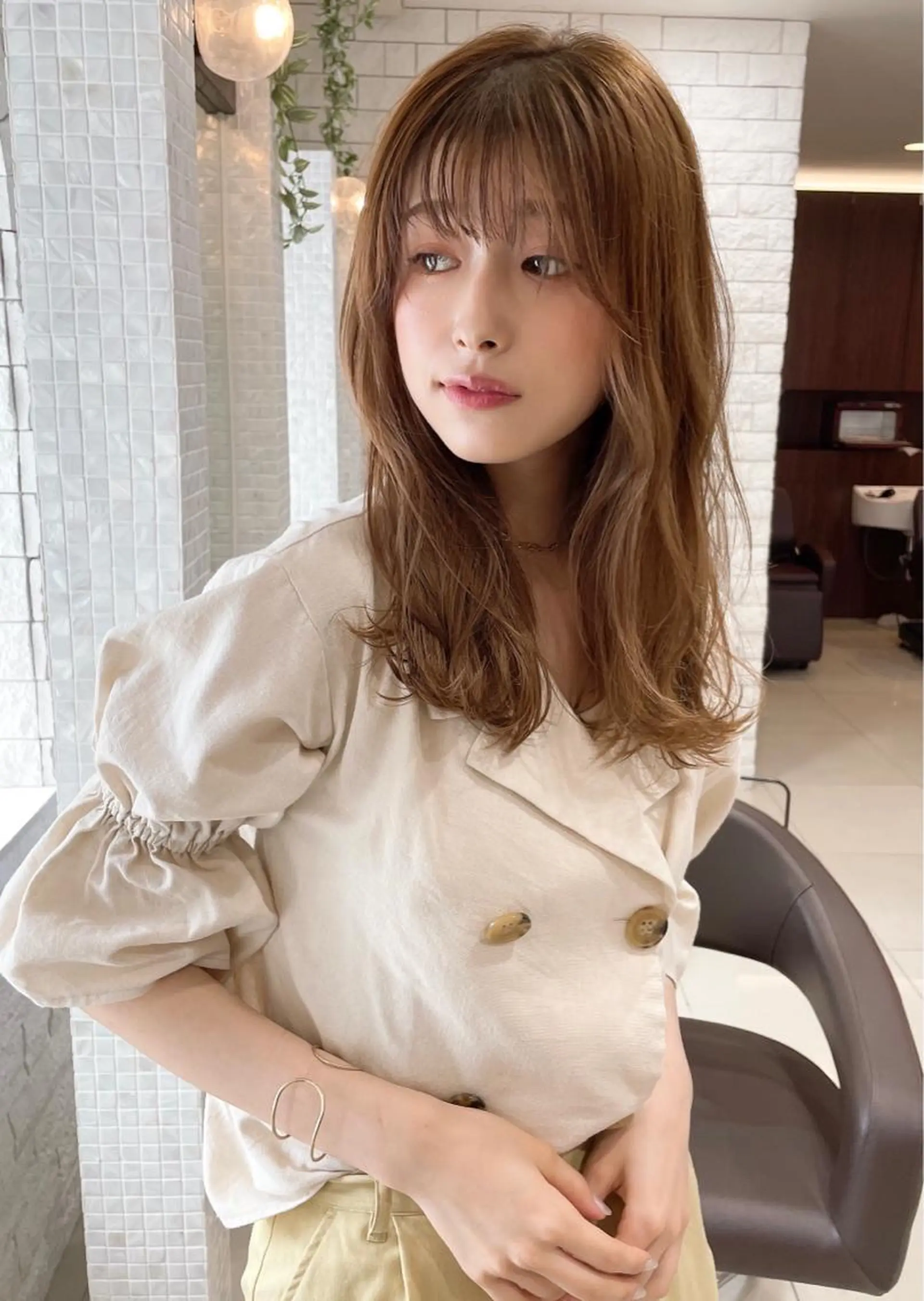 ロング カラー イルミナカラー 髪質改善 似合わせカット 酸性ストレート 今井［透明感カラー 表参道/髪質改善］のヘアスタイル