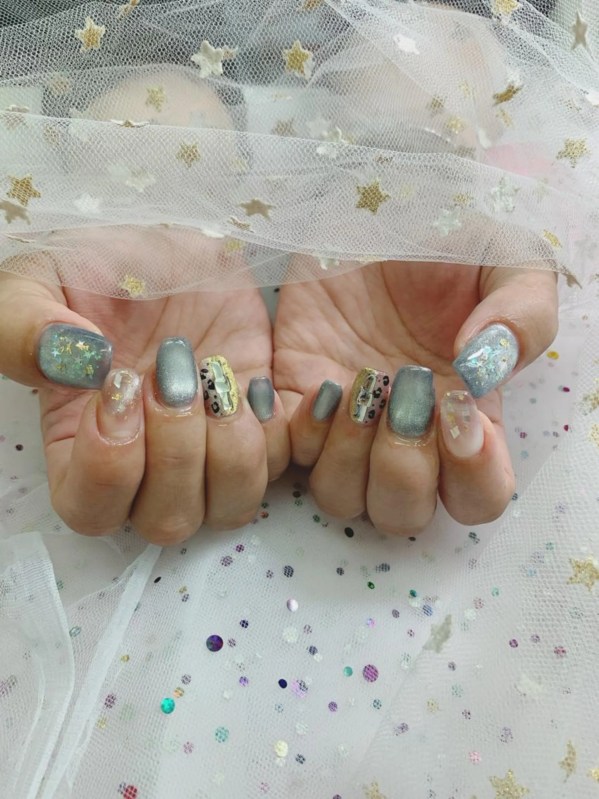 ネイル 🦋ネイルサロン ブラン🌈ゆりのネイルデザイン