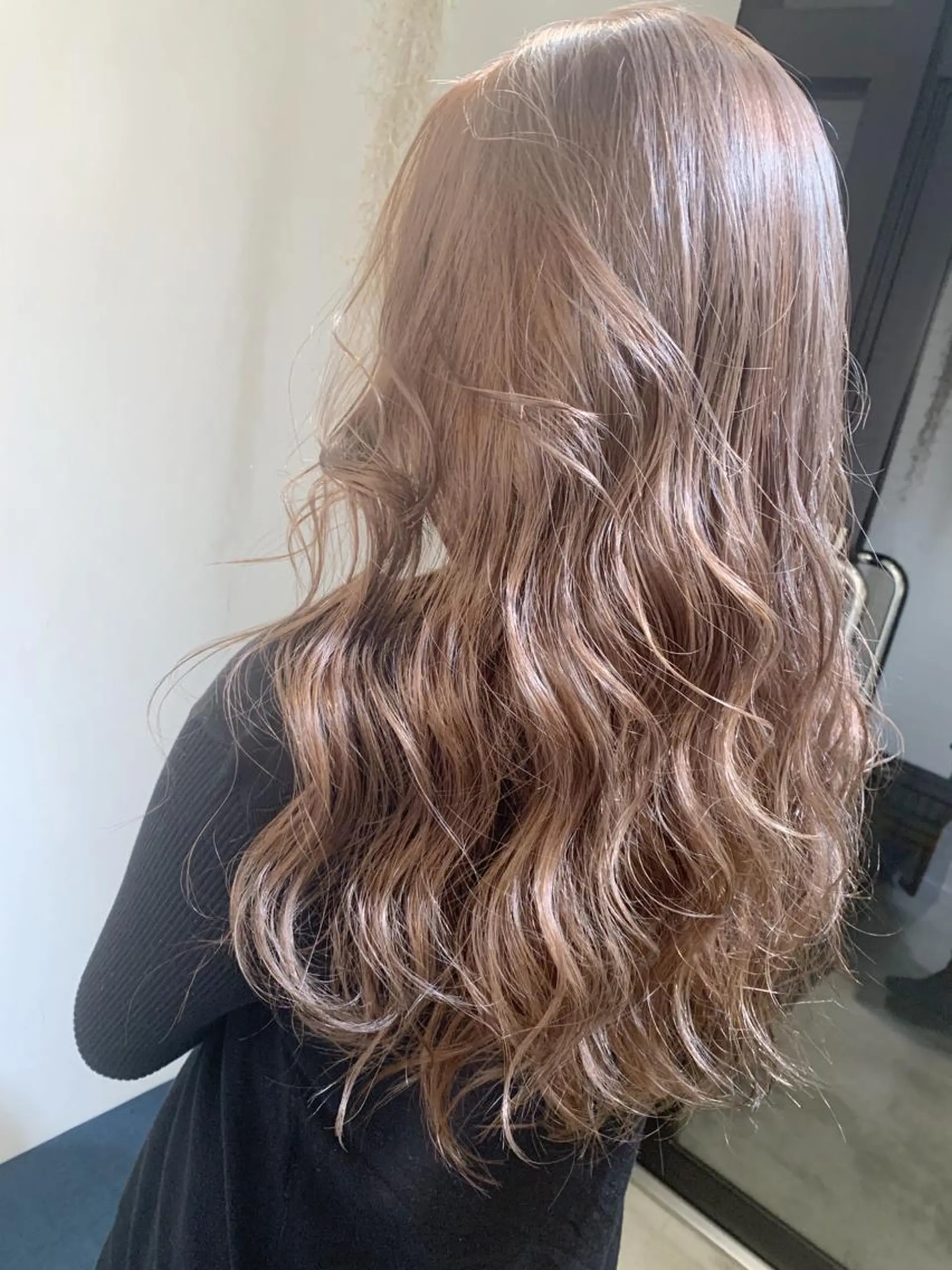 ロング カラー ベージュカラー ピンクカラー ピンクベージュ DUMBO所属・【完全マンツー 恵比寿】佐藤 翔のヘアスタイル