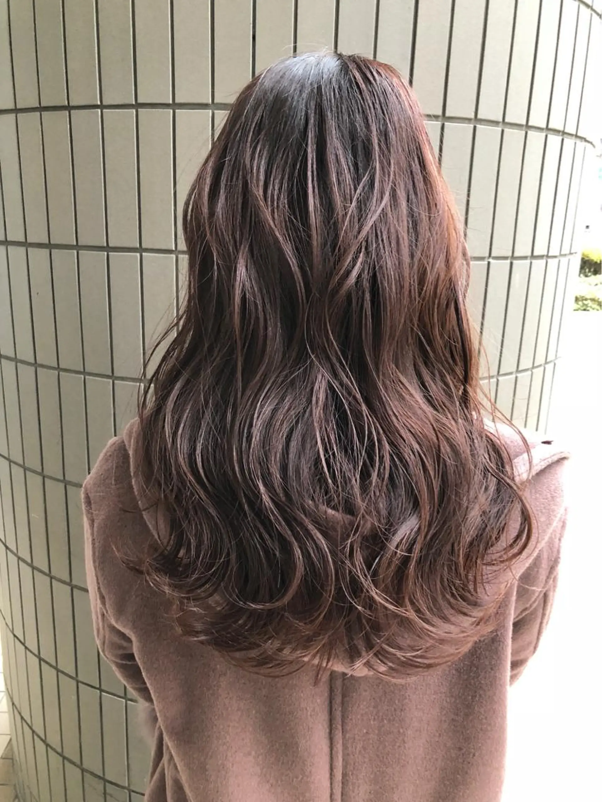 ロング カラー ブラウンカラー ピンクカラー ピンクブラウン 透明感韓国ヘア♡ みつきのヘアスタイル