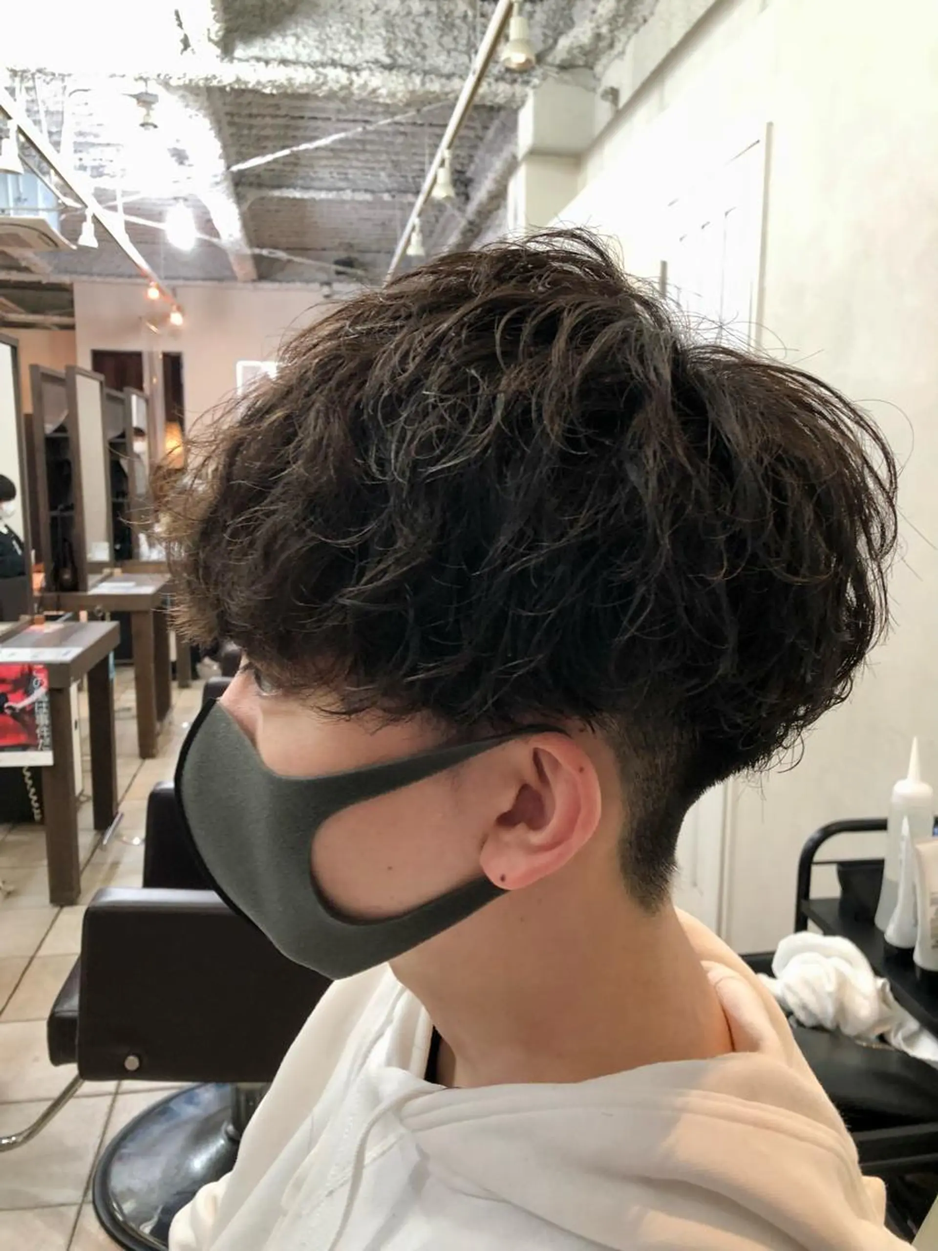 パーマ メンズ カット パーマ カ レラのヘアスタイル
