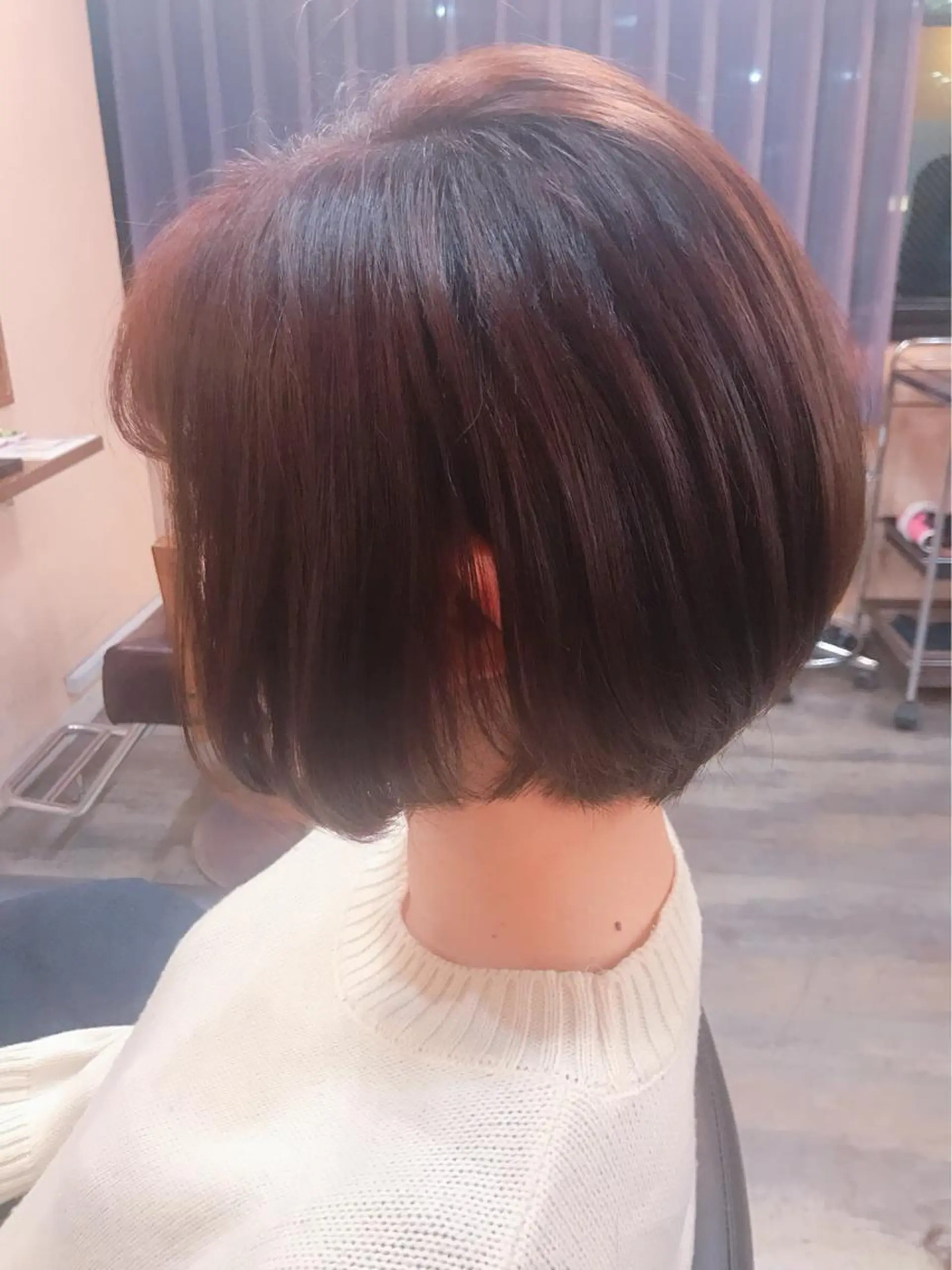 ショート ショートボブ ボブ ショートヘア カット ヘアカラー カノンバイフラミューム所属・ショートは任せて ミヤザキのヘアスタイル