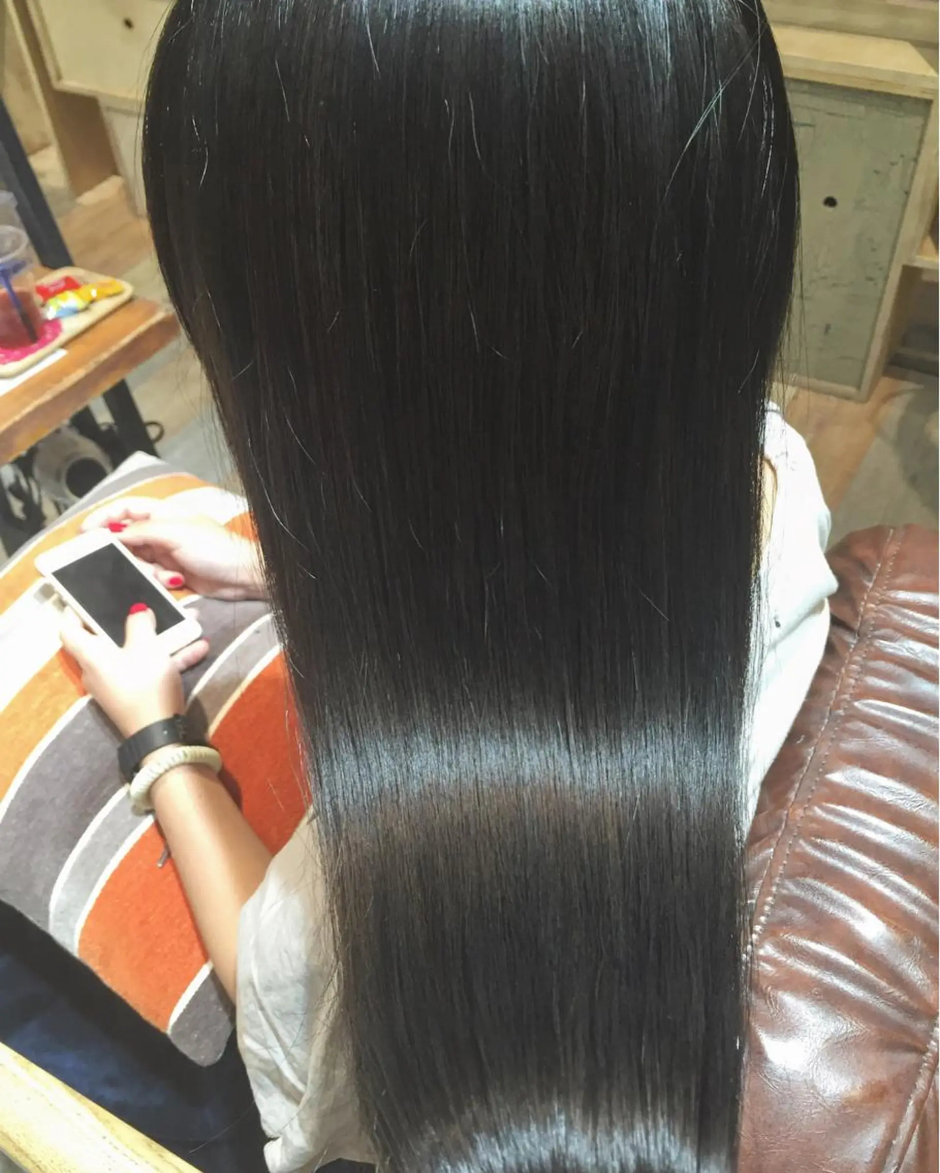 セミロング ロング カラー トリートメント ラフィスヘアードープ所属・[外国人風カラー] 田中健太のヘアスタイル