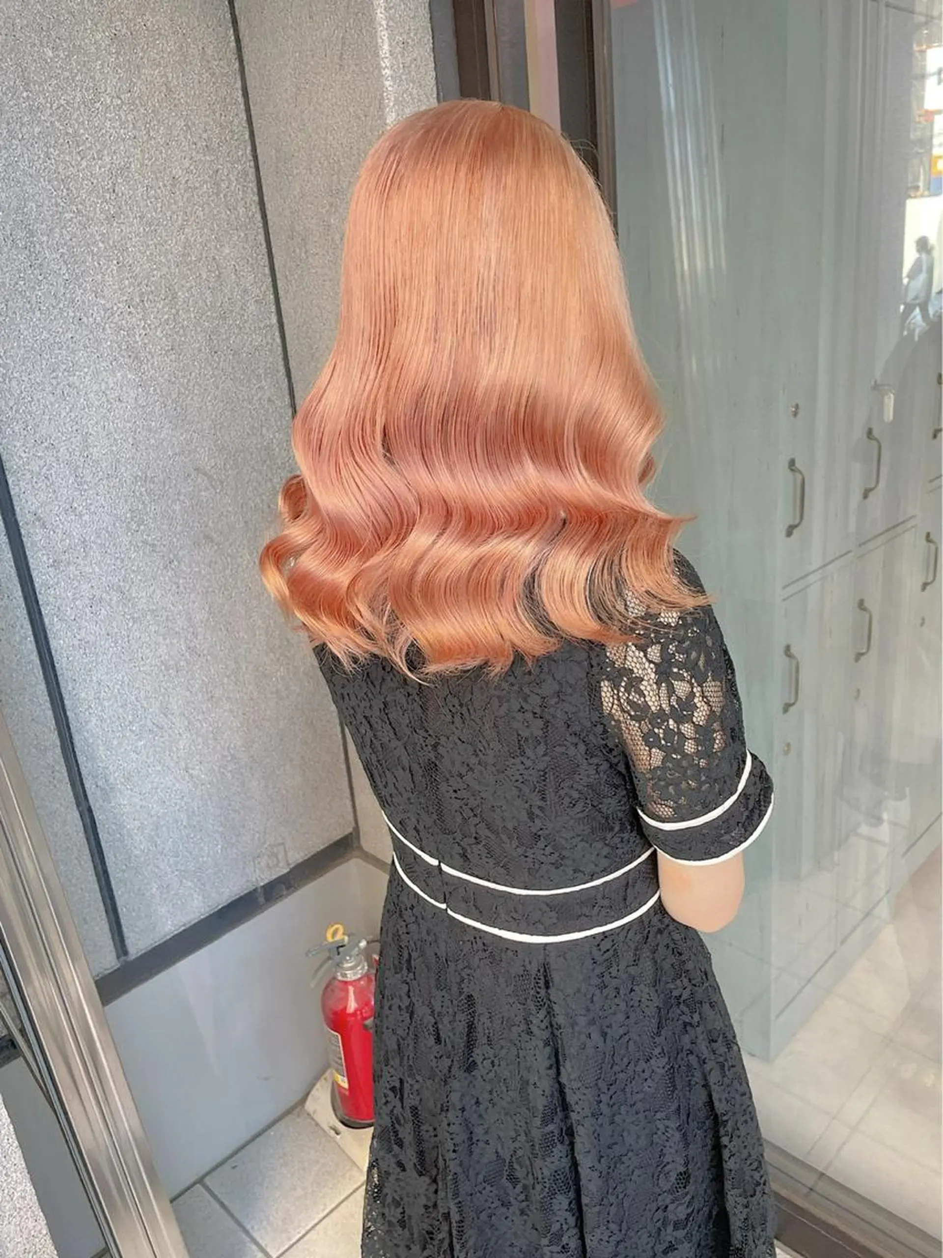 セミロング カラー カット ヘアカラー トリートメント ハイトーン×髪質改善 💍tiam💍のヘアスタイル