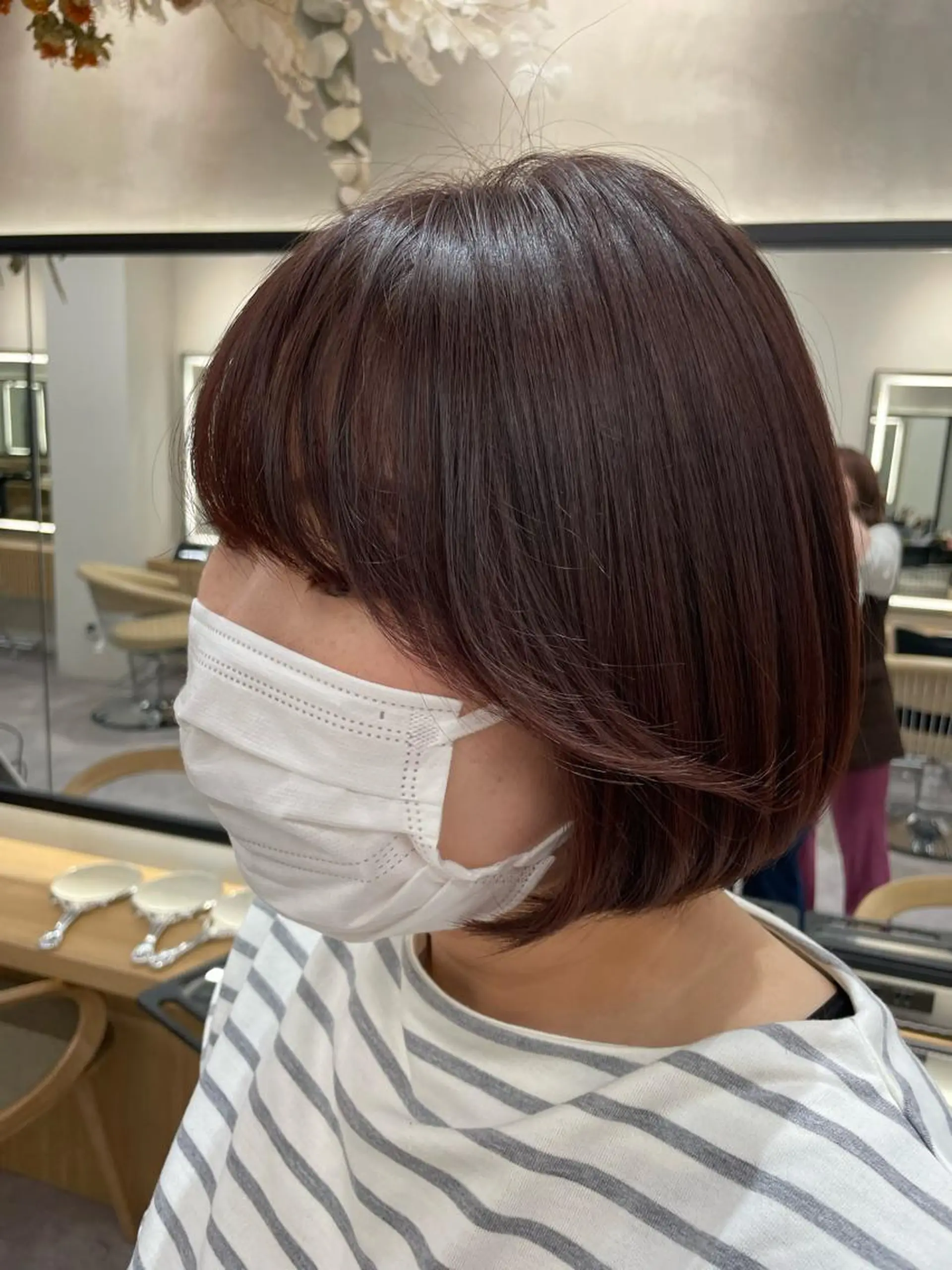 ショート レイヤー縮毛矯正 ささきすずね💗のヘアスタイル