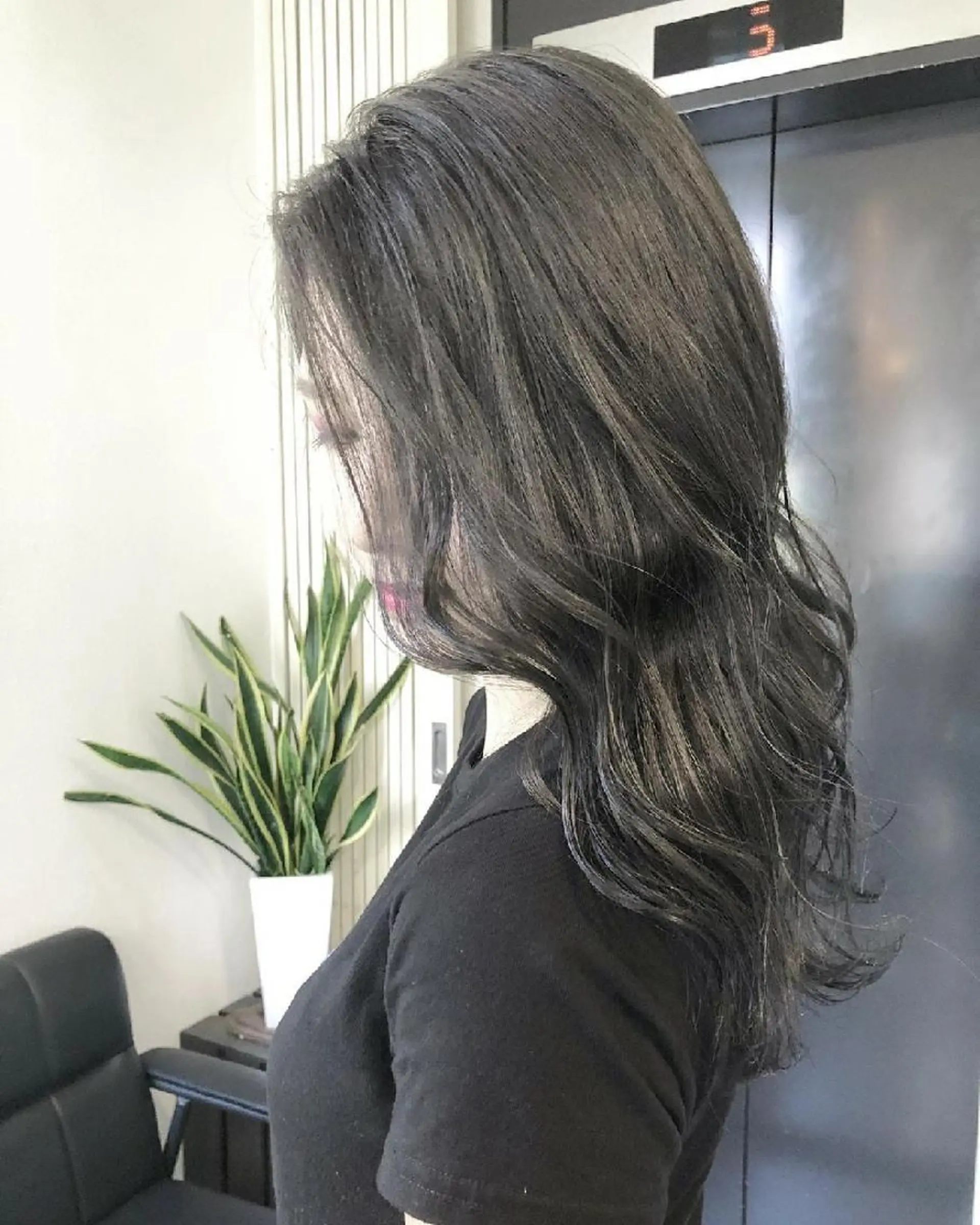 ミディアム ヘアアレンジ カラー カット ヘアカラー トリートメント GiseL 博多 ジゼル　博多のヘアスタイル