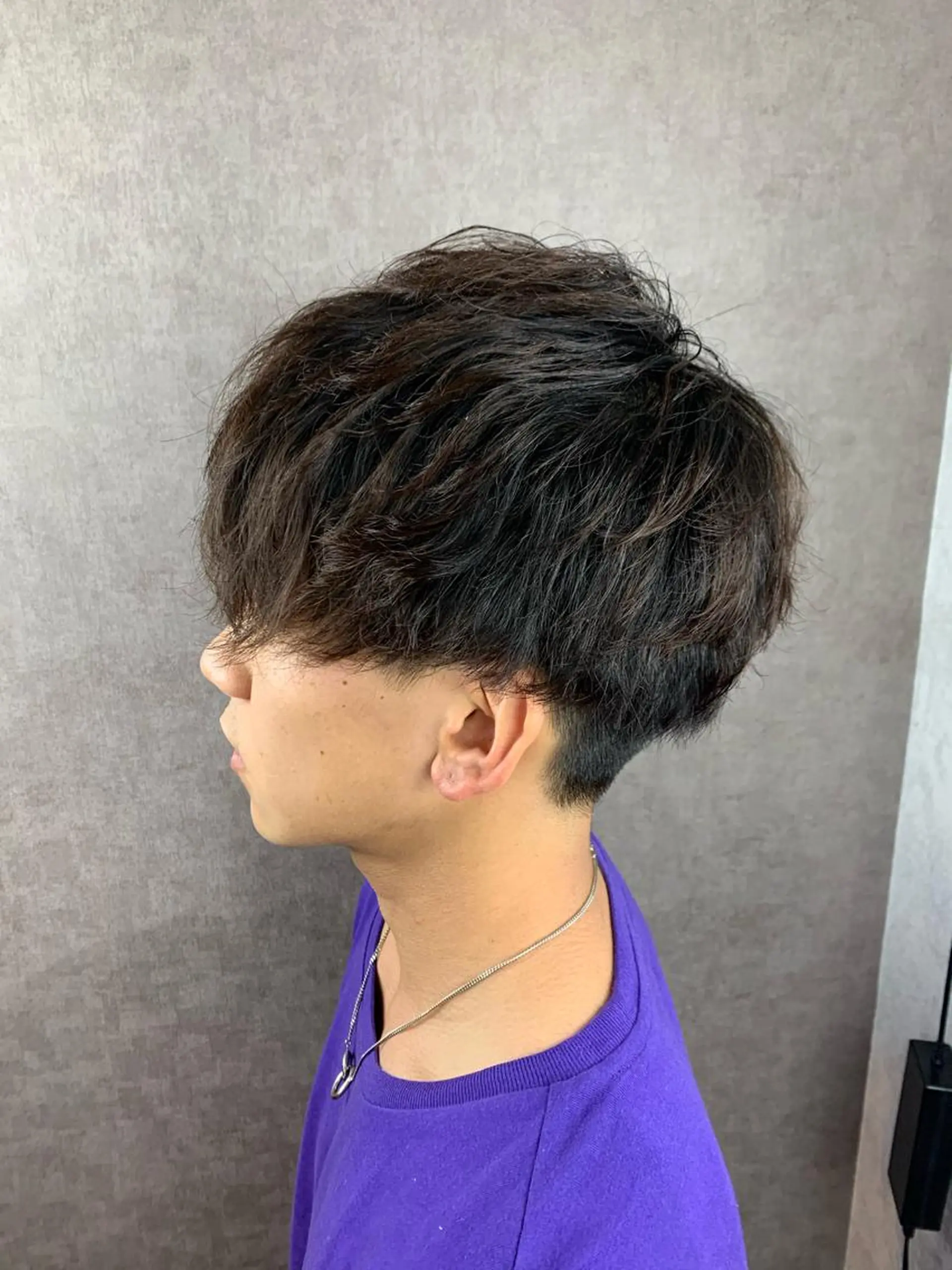 ショート パーマ メンズ マッシュ メンズパーマ ツイストスパイラルパーマ スパイラルパーマ メンズ専門 中島俊【朝霞】のヘアスタイル