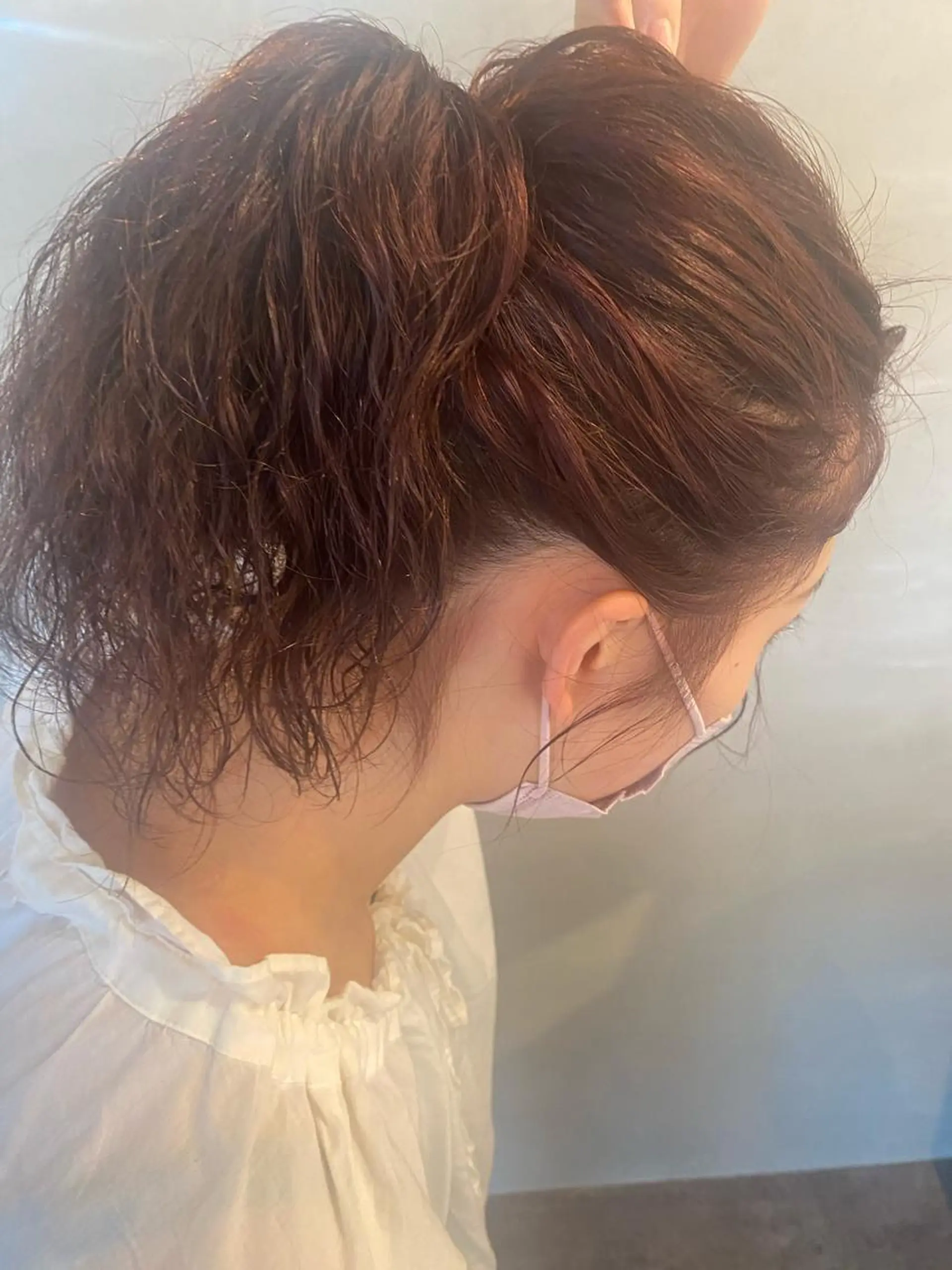 セミロング カラー pepin by merci所属・ari/ヘアセット レイヤーカット✂︎のヘアスタイル