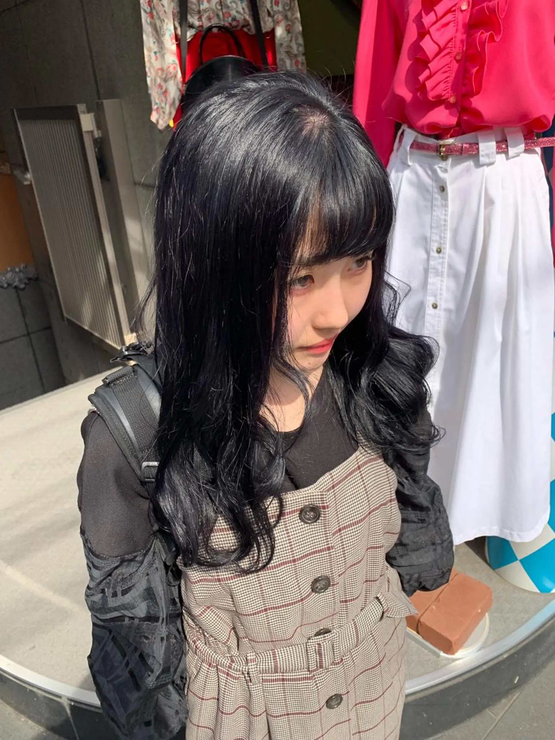 ロング カラー ピンクベージュ/新潟 万代/高橋桃葉🍑のヘアスタイル