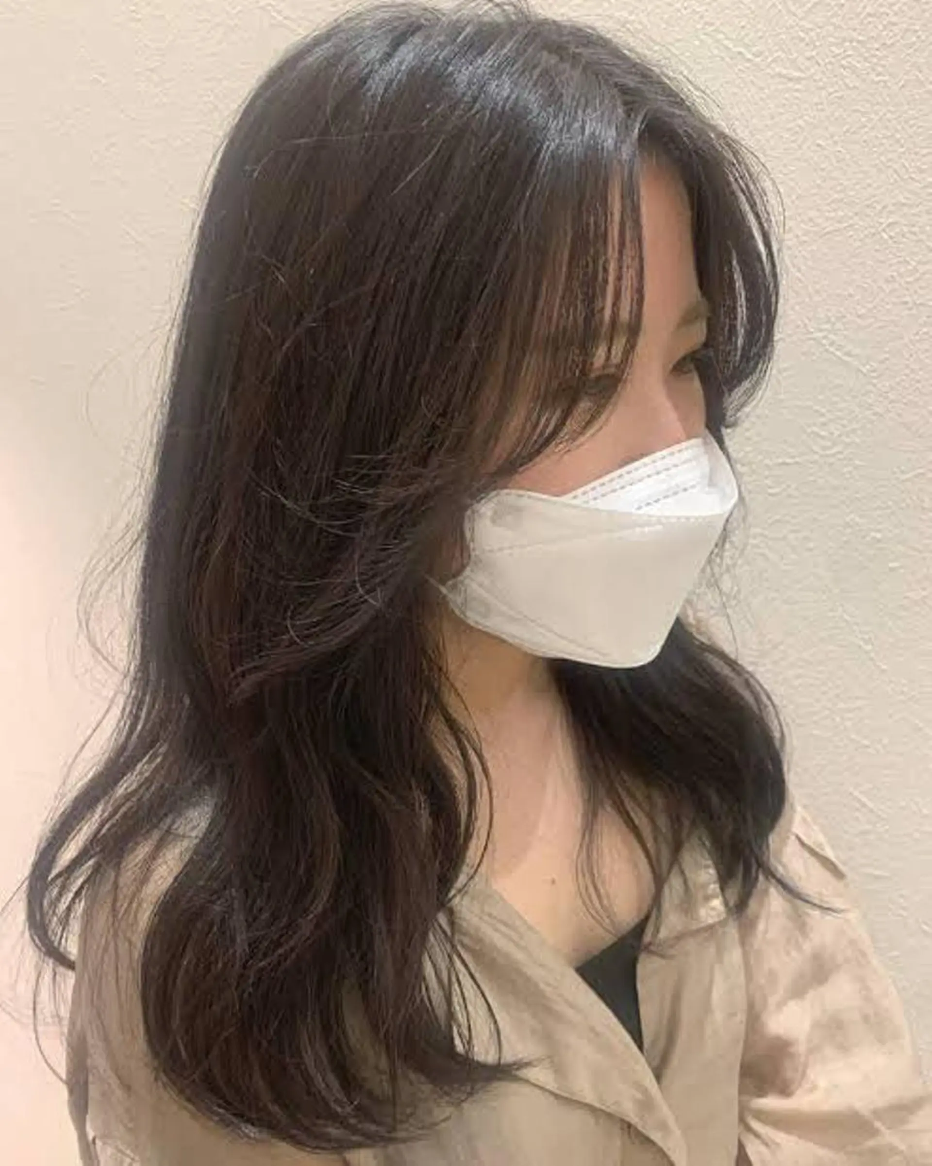 セミロング くびれヘア 韓国風ヘア レイヤーカット REM_aokijima所属・土屋 竣奨のヘアスタイル