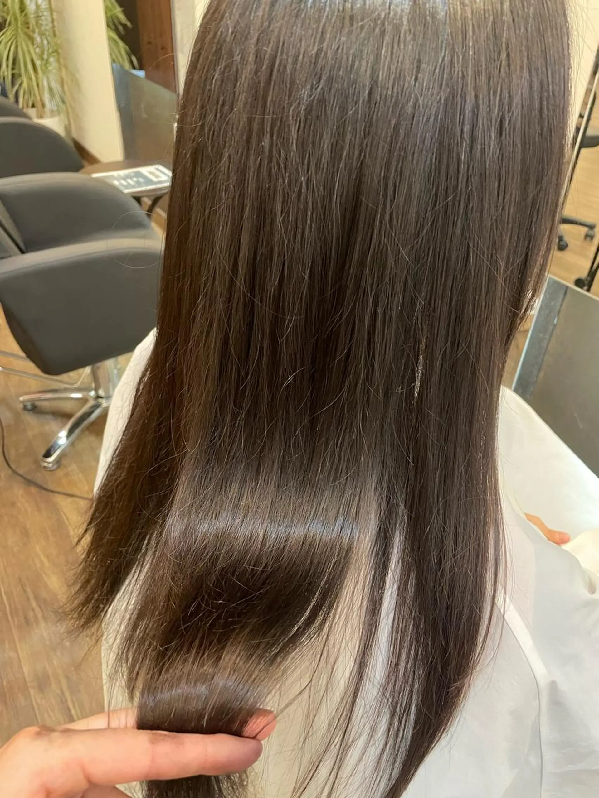 ロング パーマ 前川 万都里のヘアスタイル