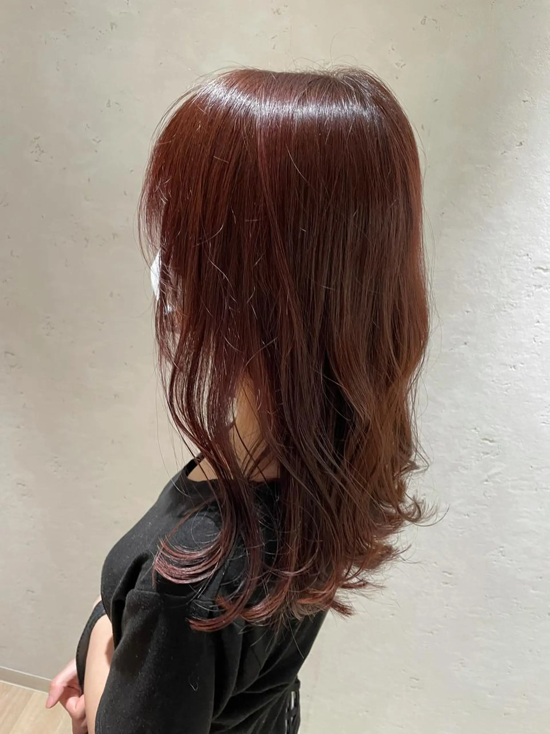 セミロング カラー テラダ ユウシンのヘアスタイル