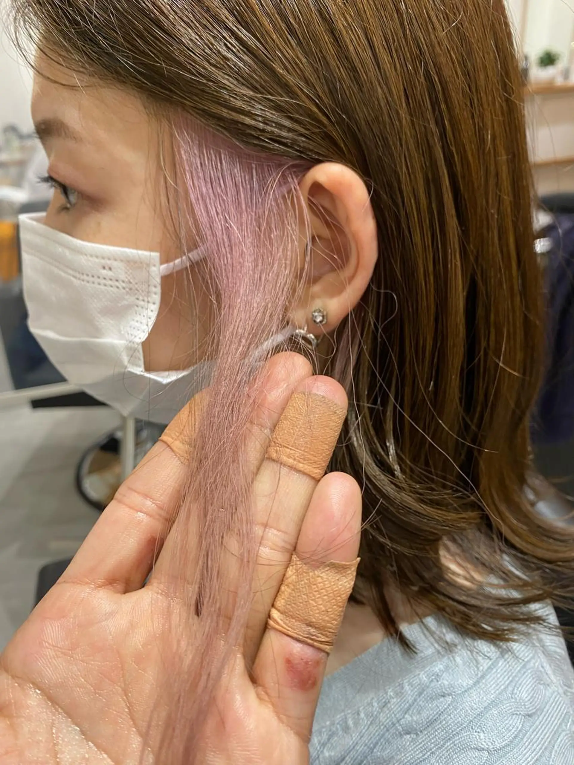 ミディアム カラー 銀座⚜️【脱白髪染め 美髪矯正】トグチのヘアスタイル