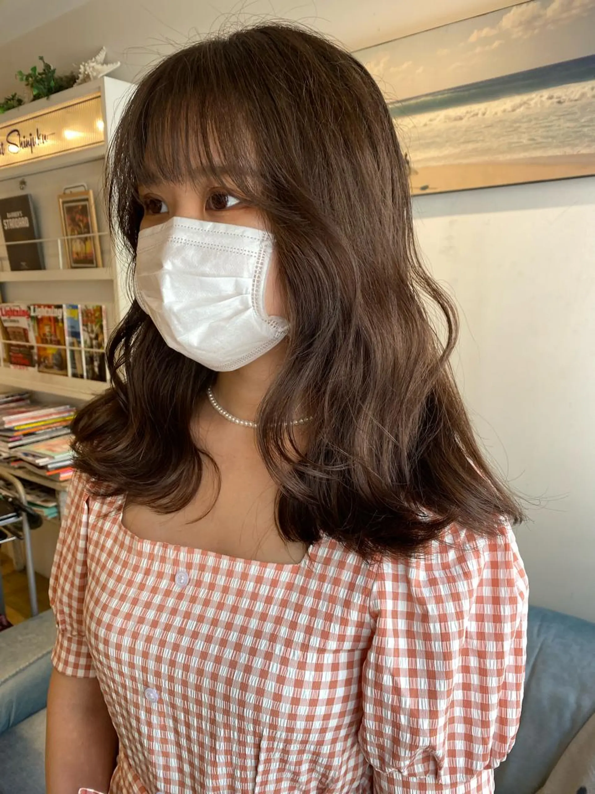 ロング カラー ブリーチ ブラウンカラー モカブラウン RAYGLOW  by Headlight 東海店所属・海外ヘア スタイルRIOのヘアスタイル