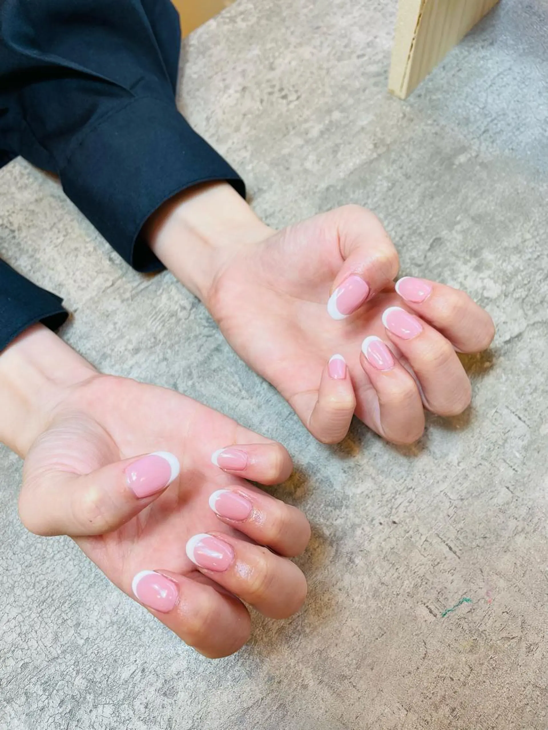 ネイル フレンチネイル ピンク ハンドネイル bylaki_ haruka(K)のネイルデザイン