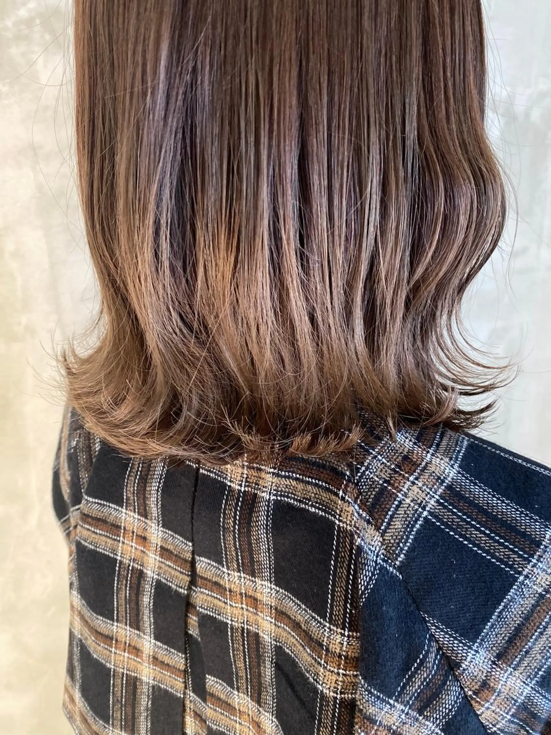 ミディアム カラー カット ヘアカラー トリートメント 【＆ koenji】 yukaのヘアスタイル