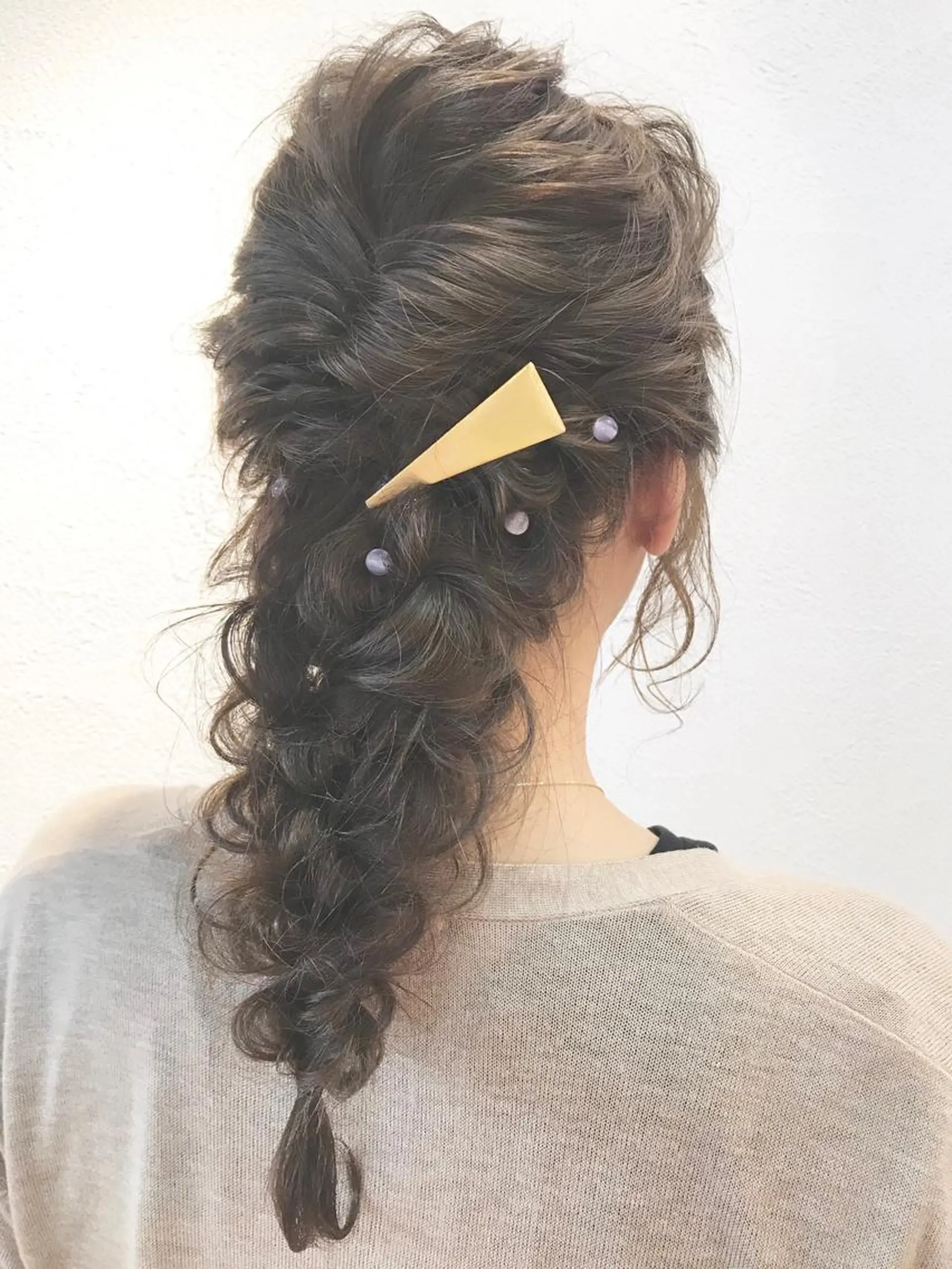 セミロング ヘアアレンジ 結婚式・ブライダル Neolive Cava 相模大野店所属・sola: neoliveのヘアスタイル