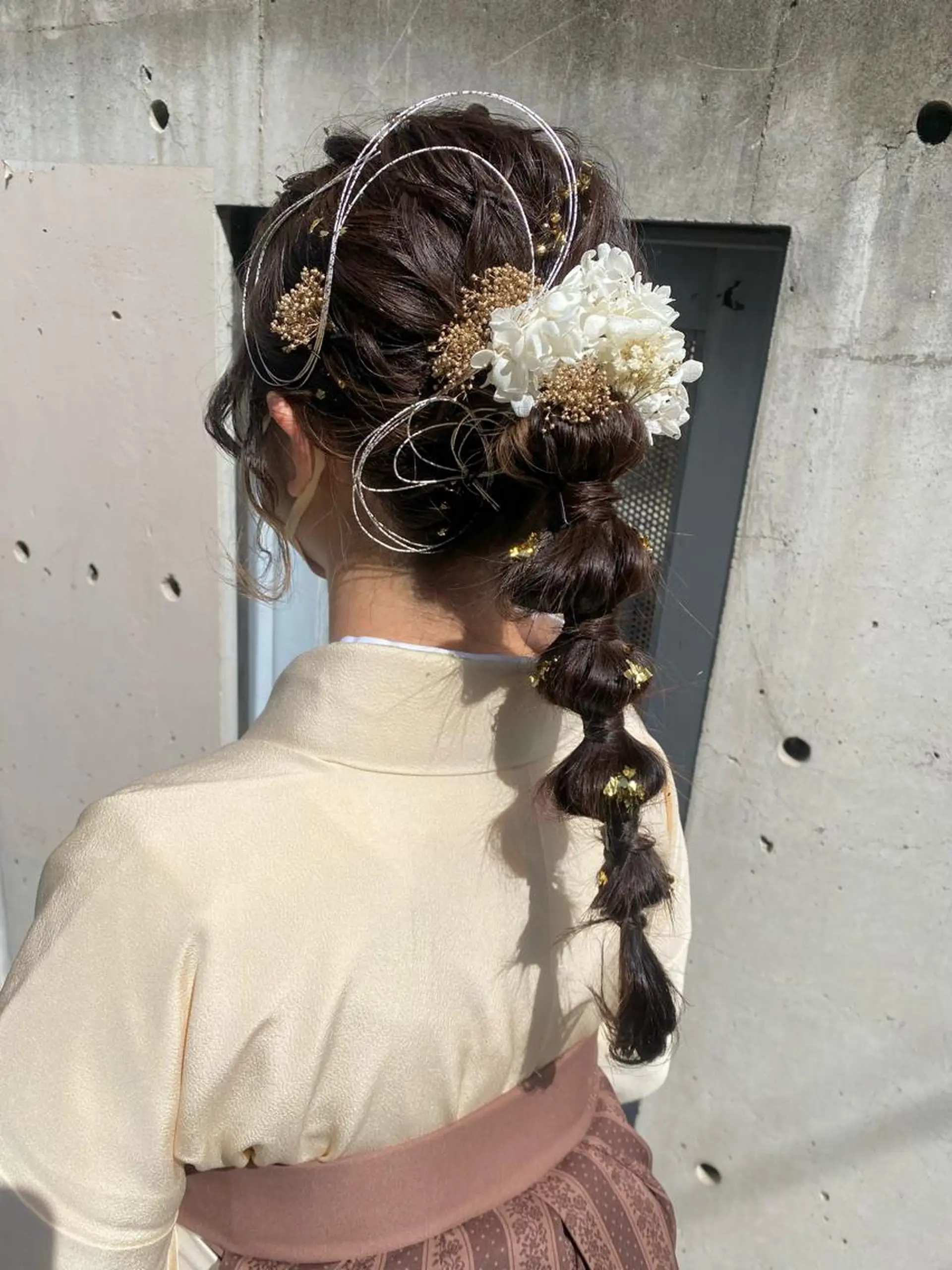 セミロング ヘアアレンジ ヘアセット 大人透けカラー 🌼小林杏夏🌼のヘアスタイル