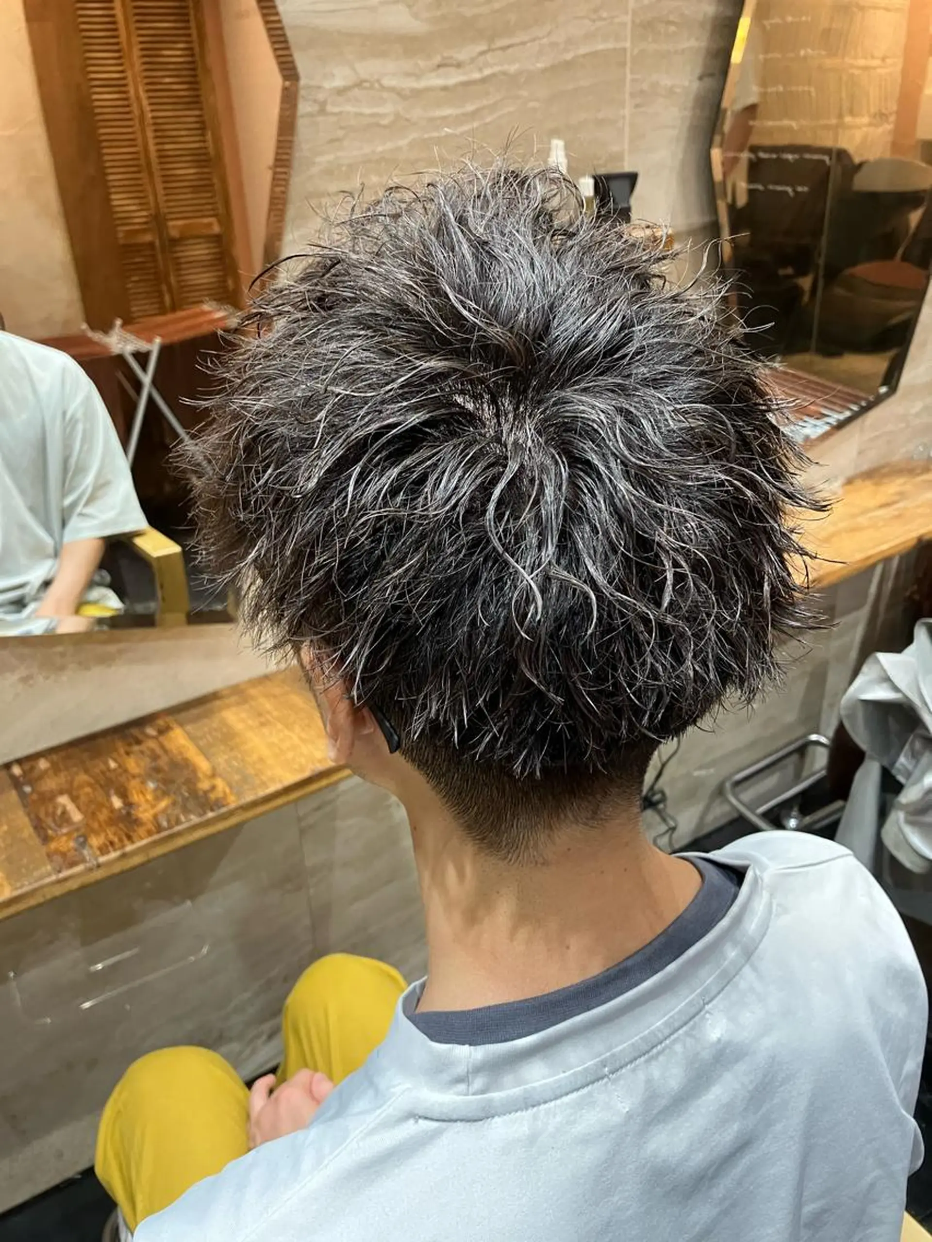 パーマ メンズ カット パーマ メンズ特化/パーマ/ フェードWATARUのヘアスタイル