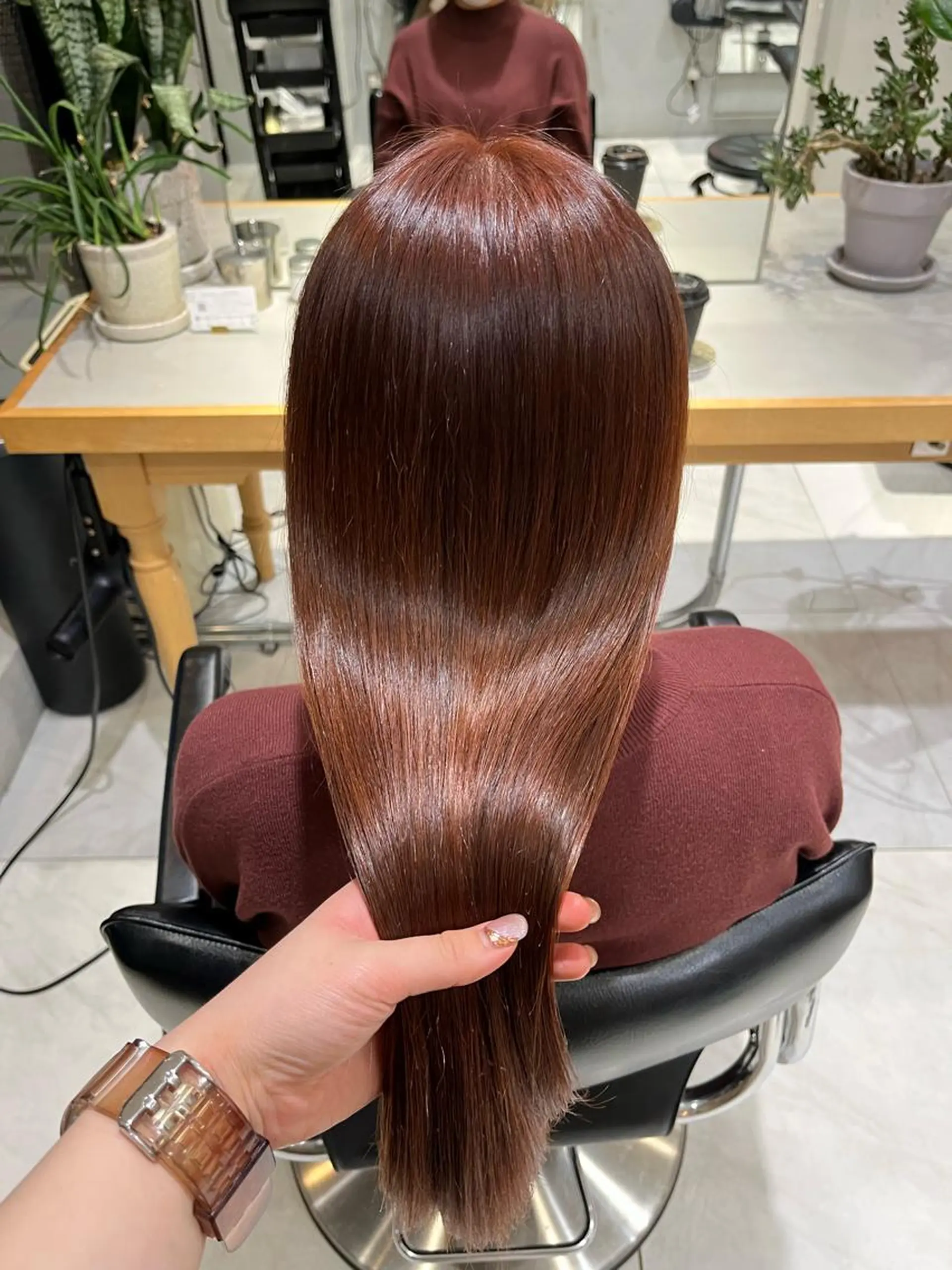 ロング カラー 🍊暖色カラー🍊 sakuraのヘアスタイル