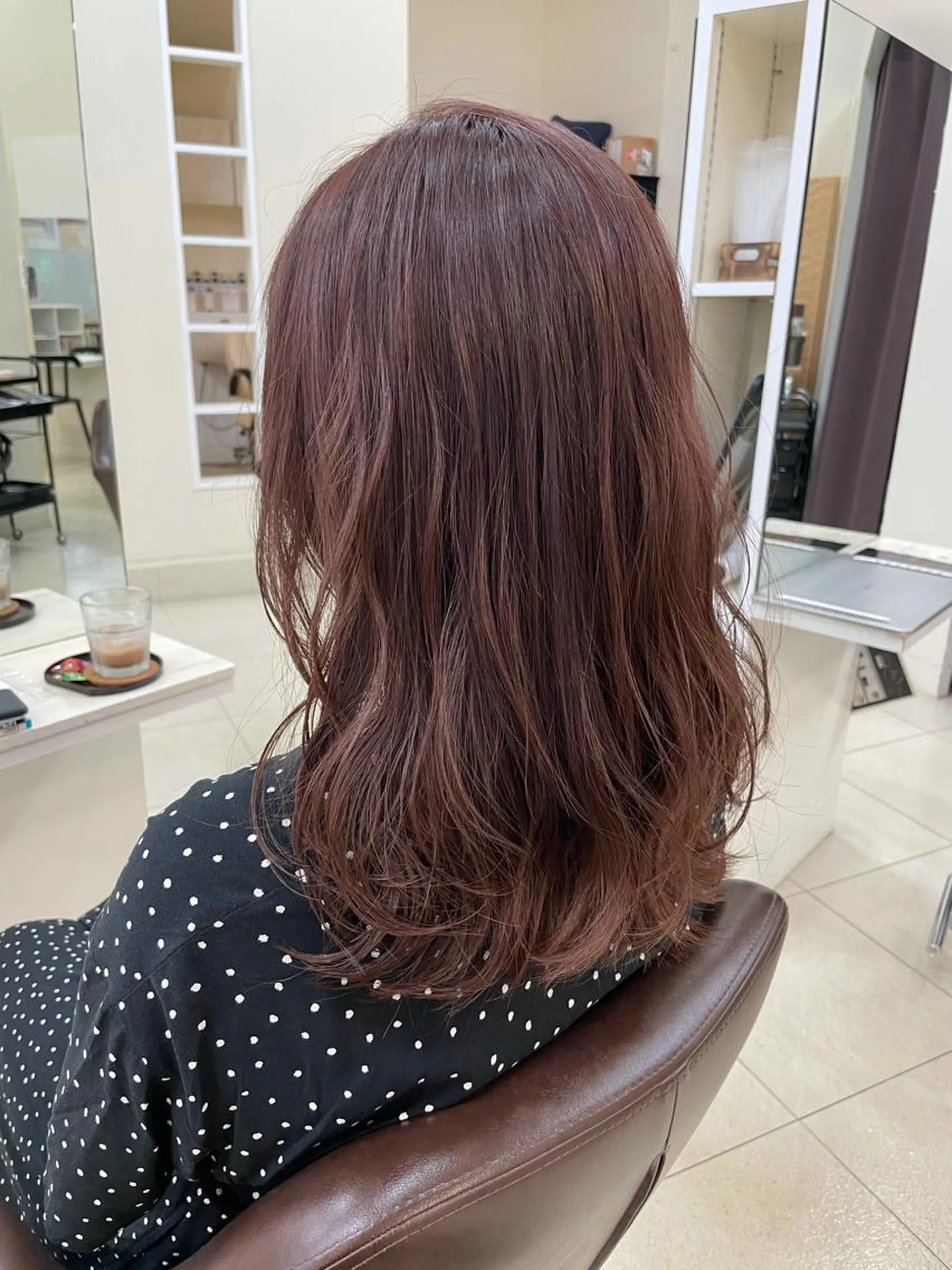 セミロング カット ヘアカラー 大住 京平のヘアスタイル