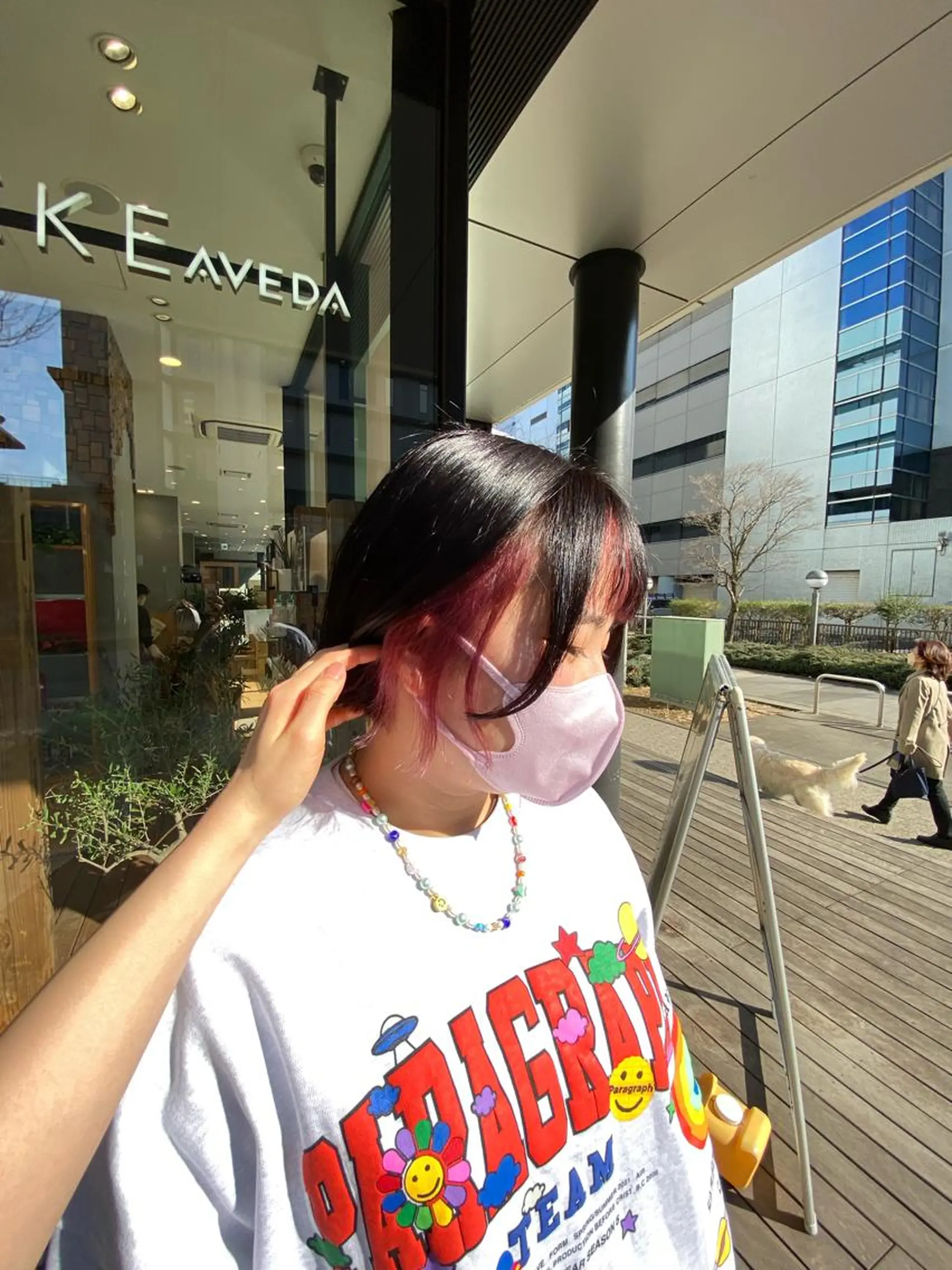 ショート カラー ヘアアレンジ 加藤 愛実のヘアスタイル