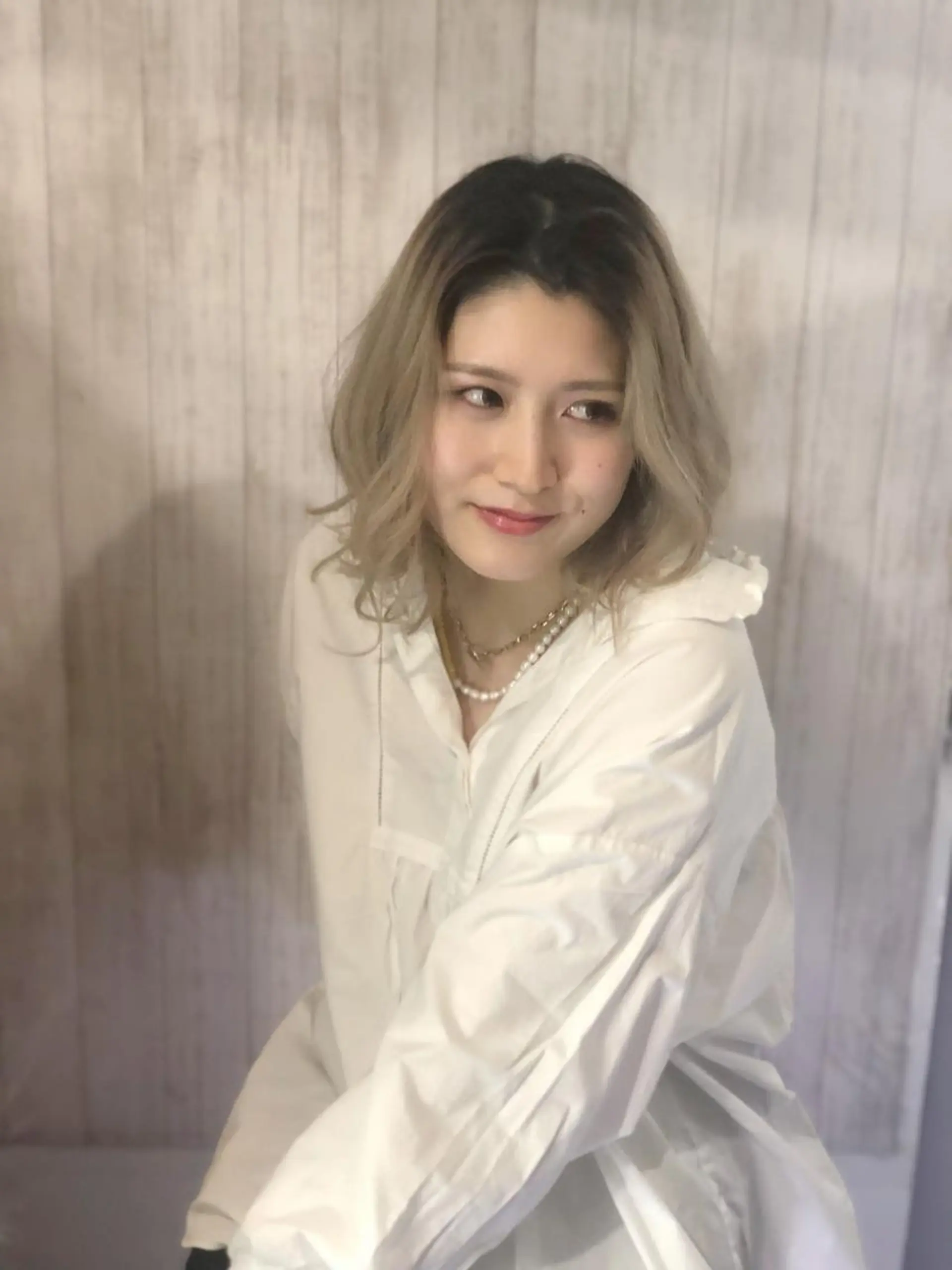 ミディアム トリートメント カット ヘアカラー トリートメント 石沢 知康のヘアスタイル