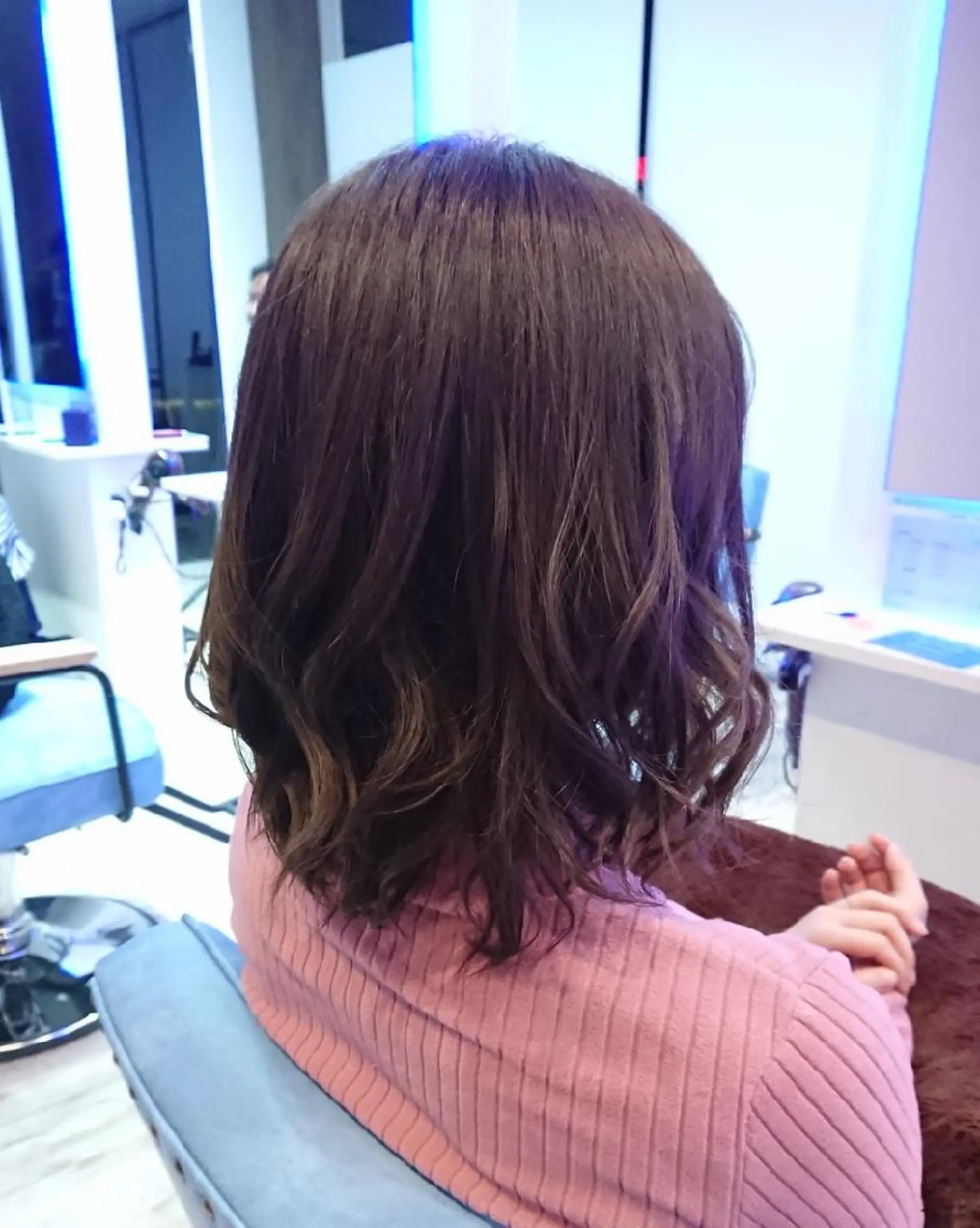 ミディアム カラー ヘアアレンジ 小林 伸行のヘアスタイル