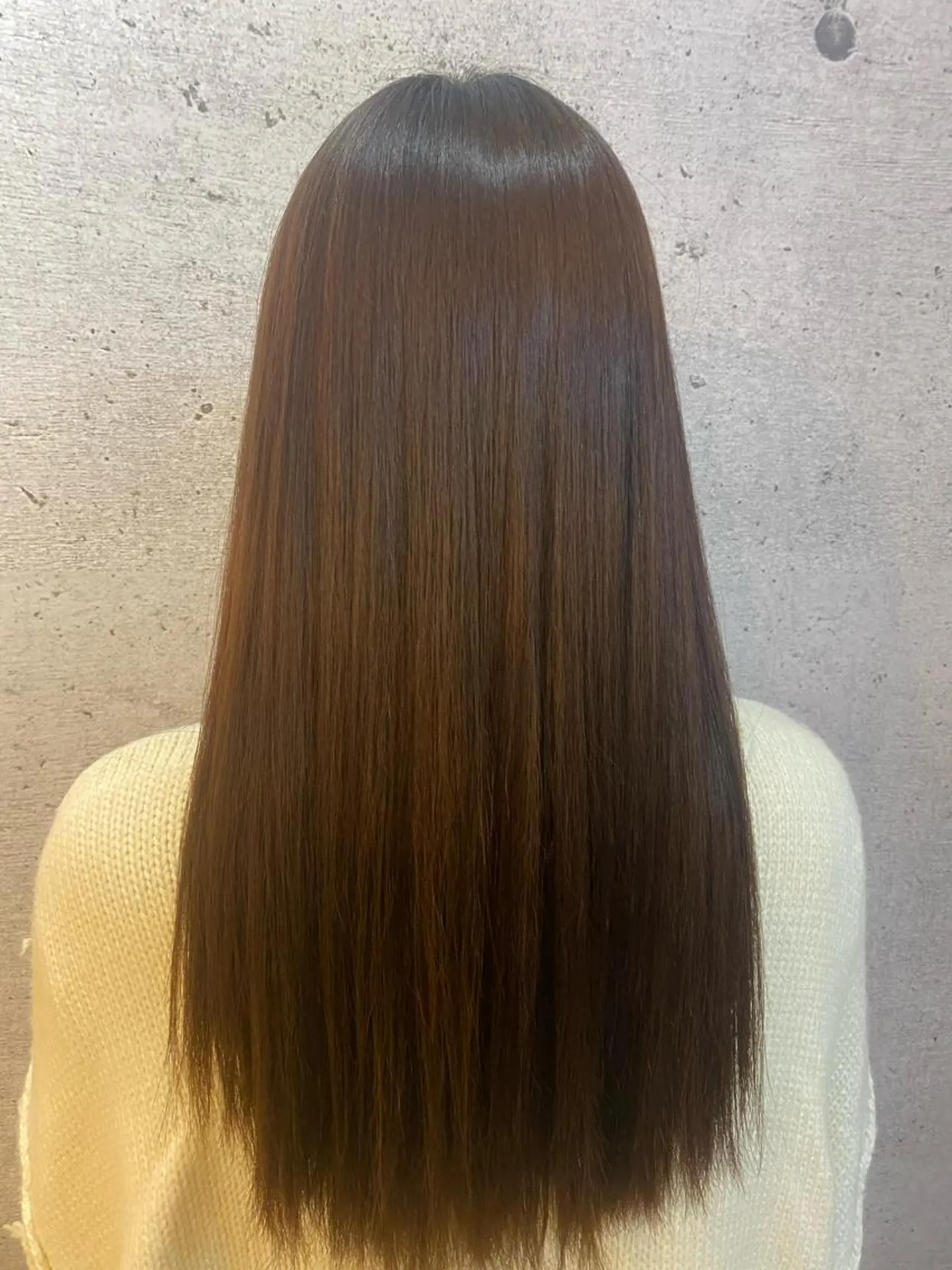 ロング 酸性ストレート Ando Raycoのヘアスタイル