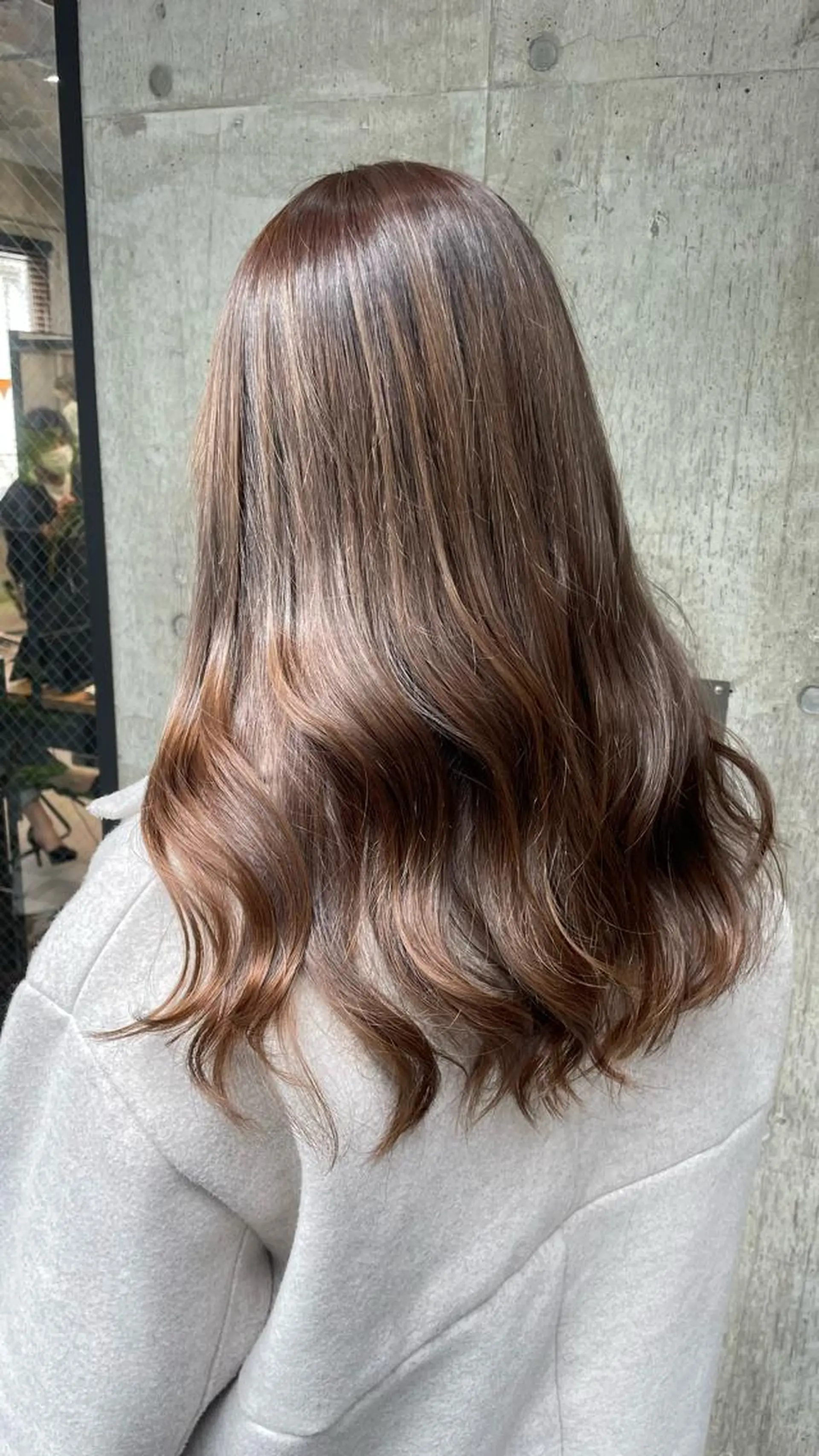 セミロング 🦋MAHO🦋 デザインカラーのヘアスタイル