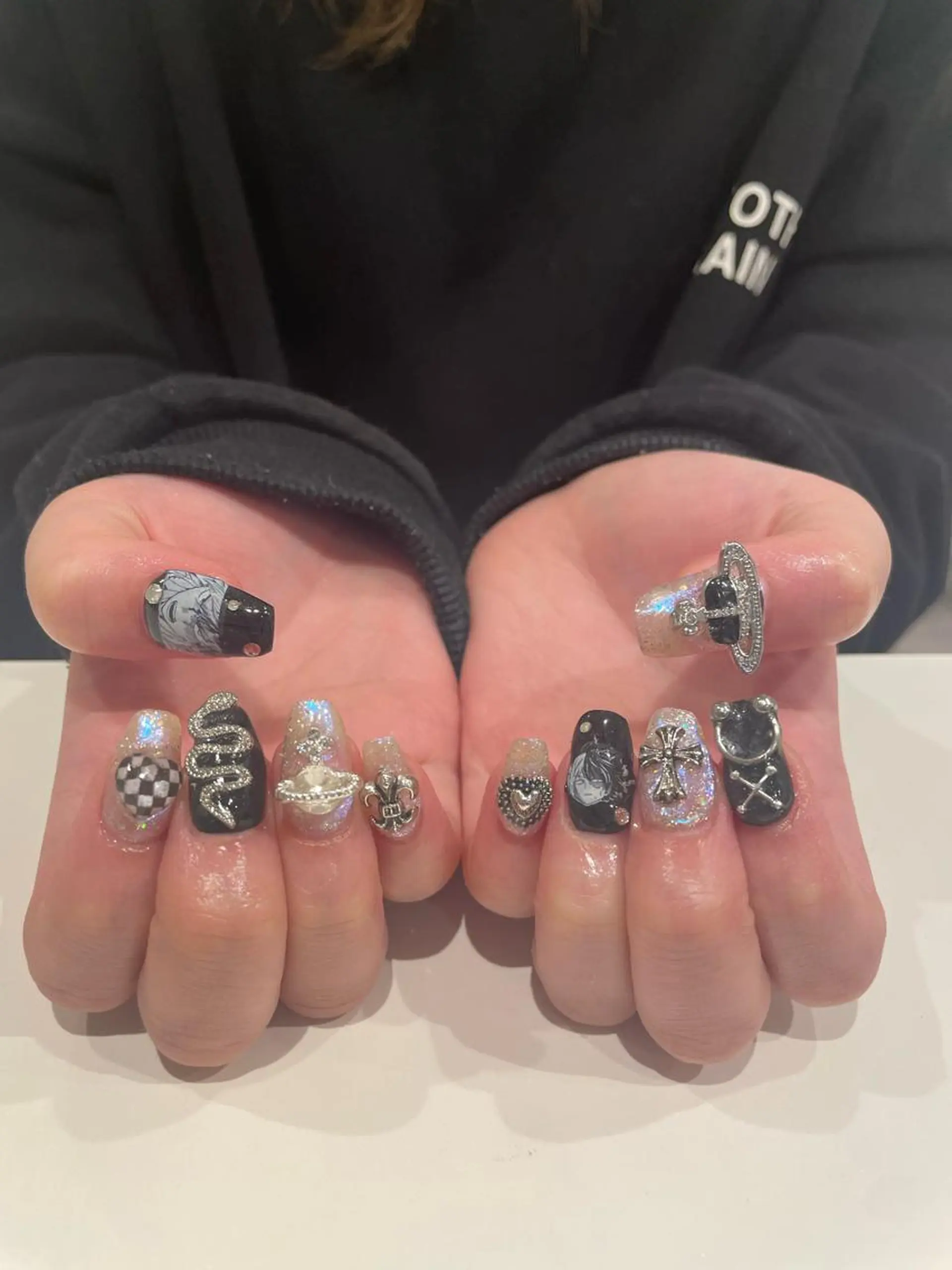 ネイル 束感まつ毛/ネイル/ LED♥KIRARAのマツエク・マツパデザイン