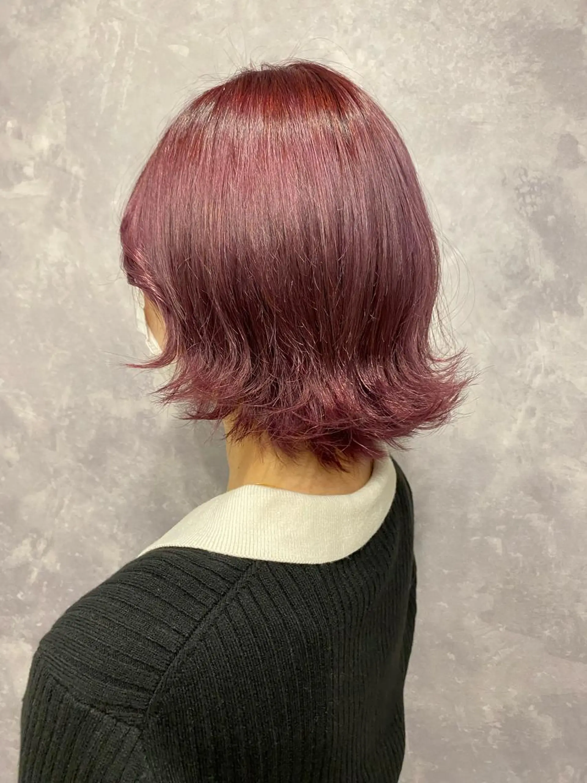ミディアム カラー ヘアアレンジ カット ヘアカラー トリートメント 🥀暖色韓国ヘア💕 保科侑花のヘアスタイル