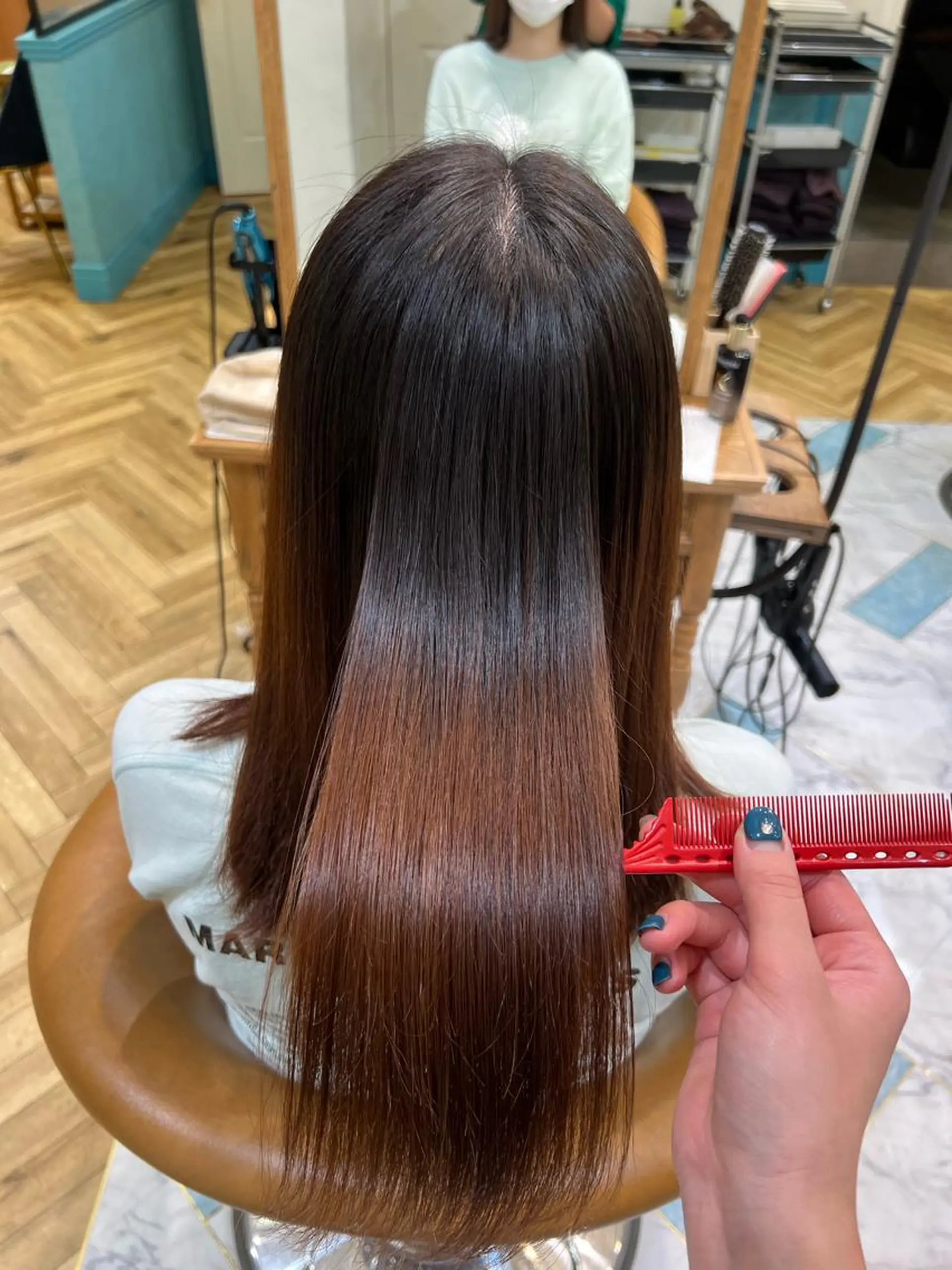 セミロング Lond   ange池袋所属・メンズ特化美容師✂️ 和野瑛怜菜のヘアスタイル