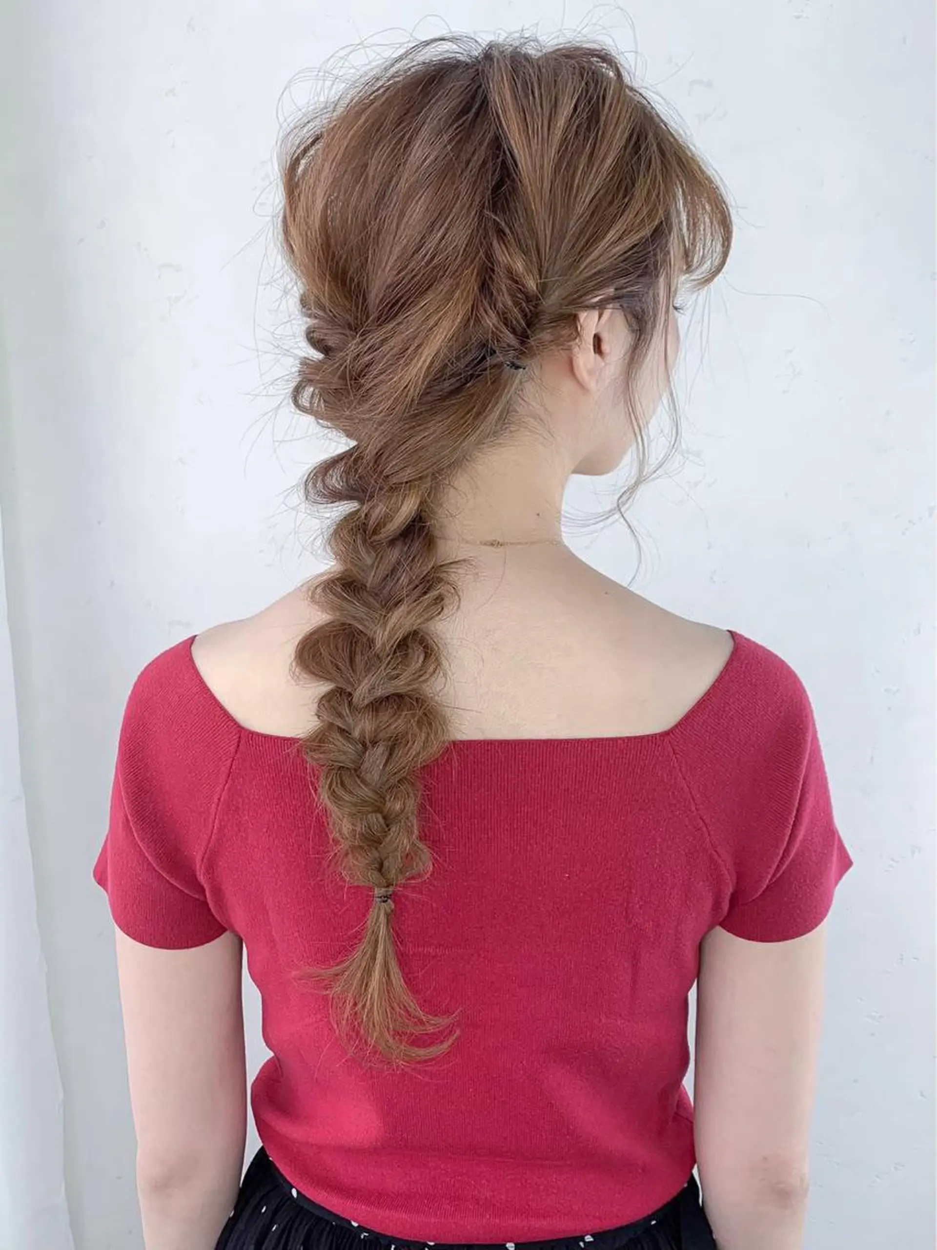ロング ヘアアレンジ Luxbe hakataのヘアスタイル